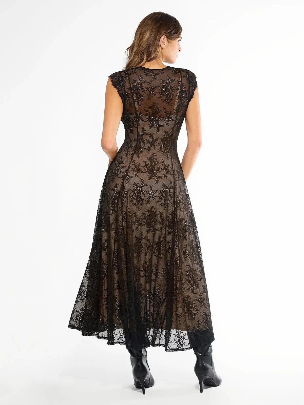 Shapewear Lace Fantasy Mini & Maxi Sculpting Dress Set - Image 26