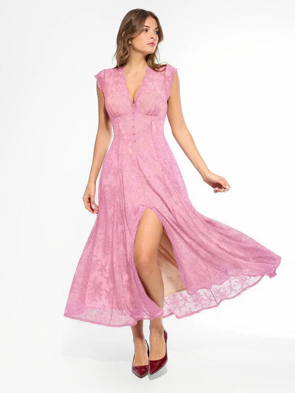 Shapewear Lace Fantasy Mini & Maxi Sculpting Dress Set - Image 31