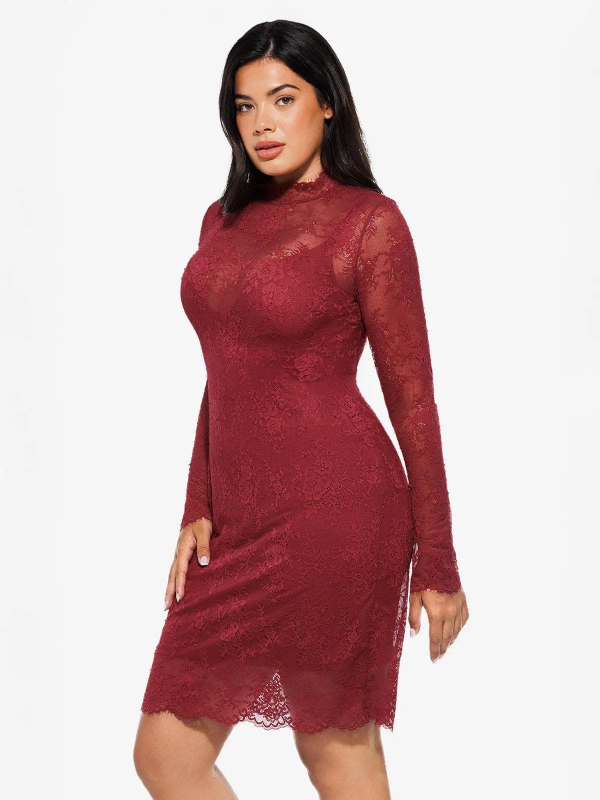 Shapewear Lace Fantasy Mini & Maxi Sculpting Dress Set - Image 40