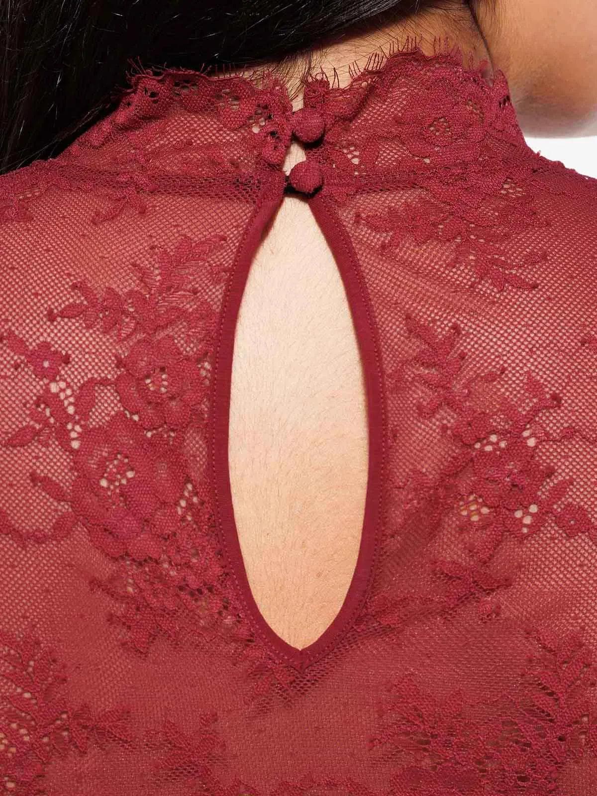 Shapewear Lace Fantasy Mini & Maxi Sculpting Dress Set - Image 44