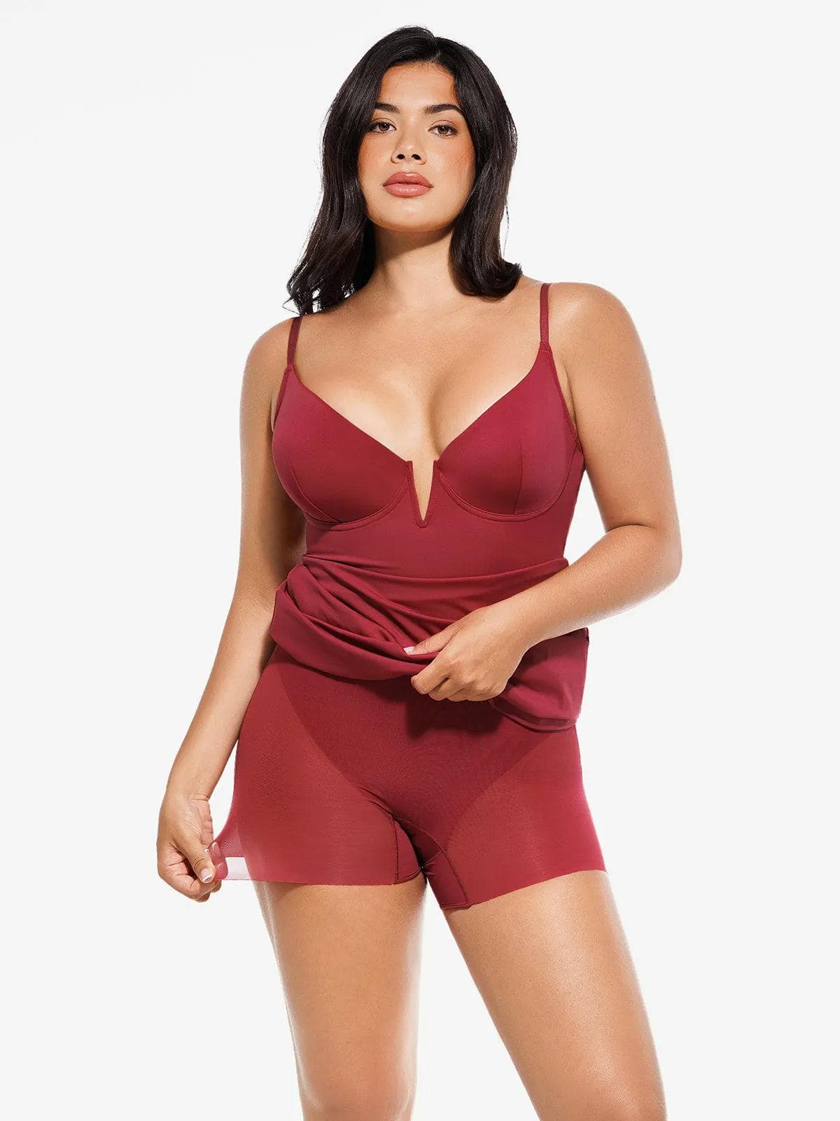 Shapewear Lace Fantasy Mini & Maxi Sculpting Dress Set - Image 46