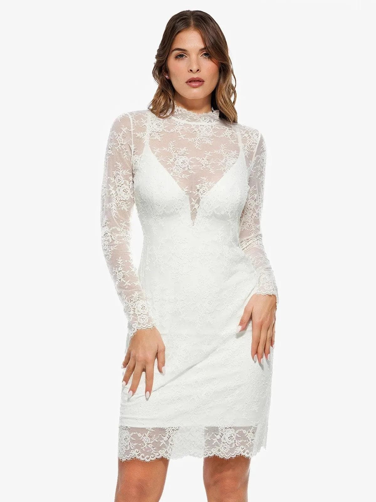 Shapewear Lace Fantasy Mini & Maxi Sculpting Dress Set - Image 57