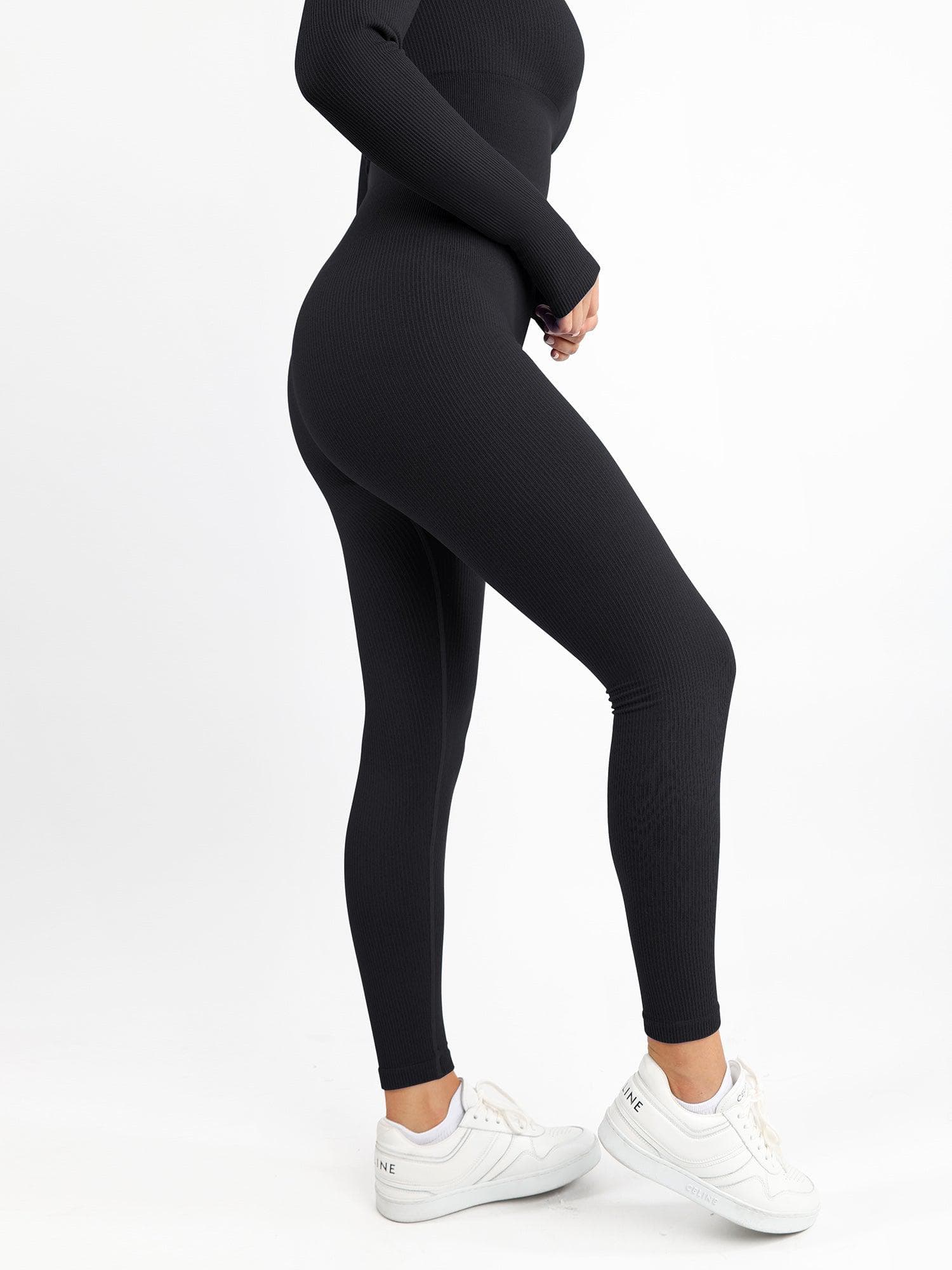 Shapewear Long Sleeve Seamless Thumb Hole Jumpsuit - Image 5