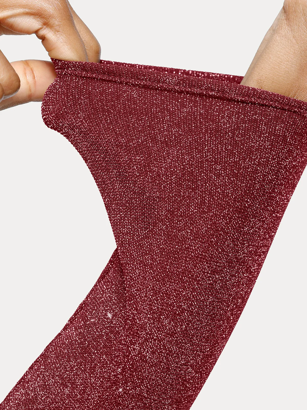 Shapewear Metallic Knit Long Sleeve Slimming Bodysuit - Image 16