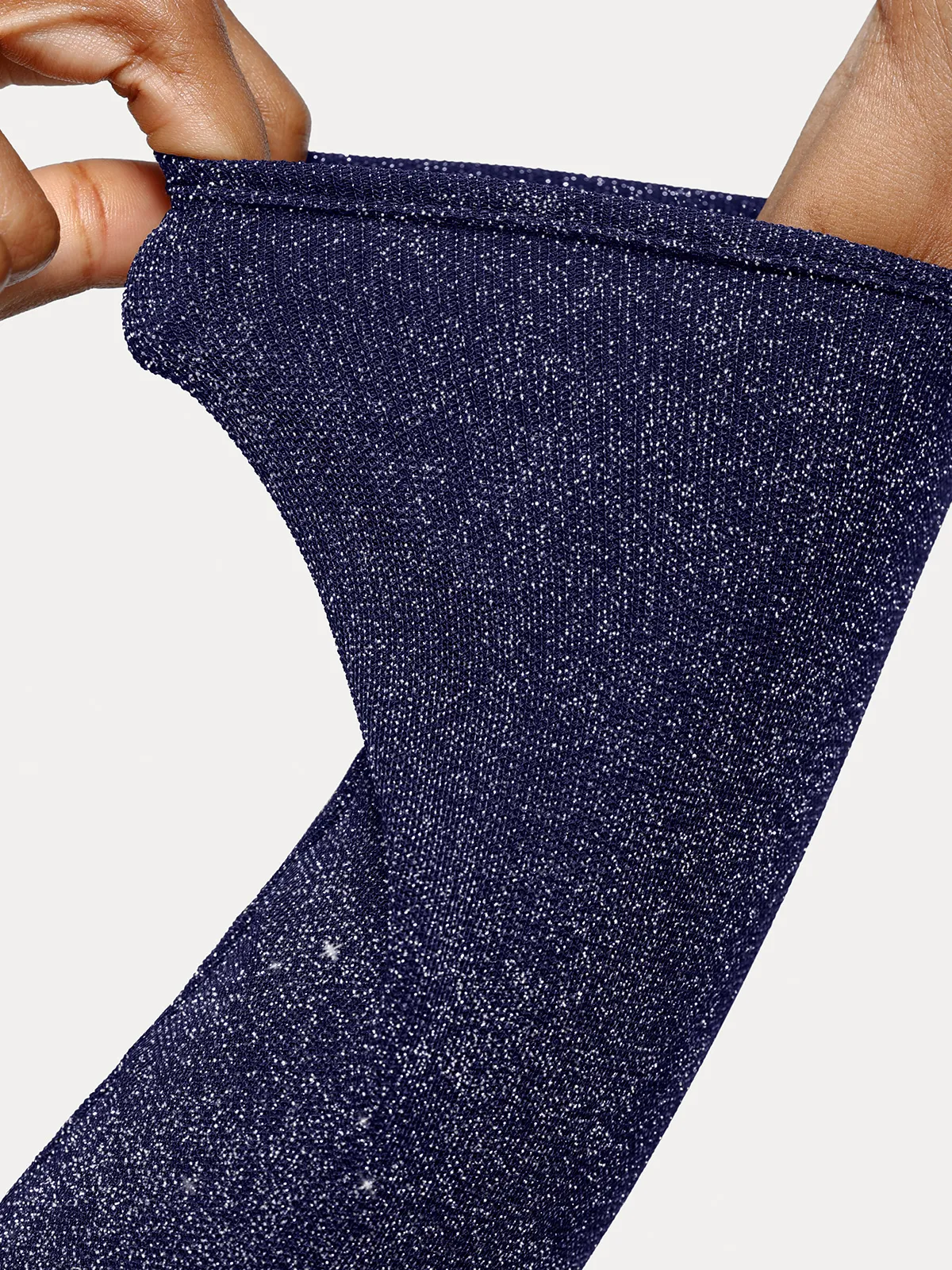 Shapewear Metallic Knit Long Sleeve Slimming Bodysuit - Image 24