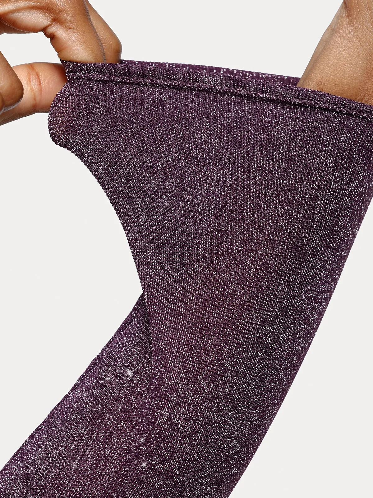 Shapewear Metallic Knit Long Sleeve Slimming Bodysuit - Image 37