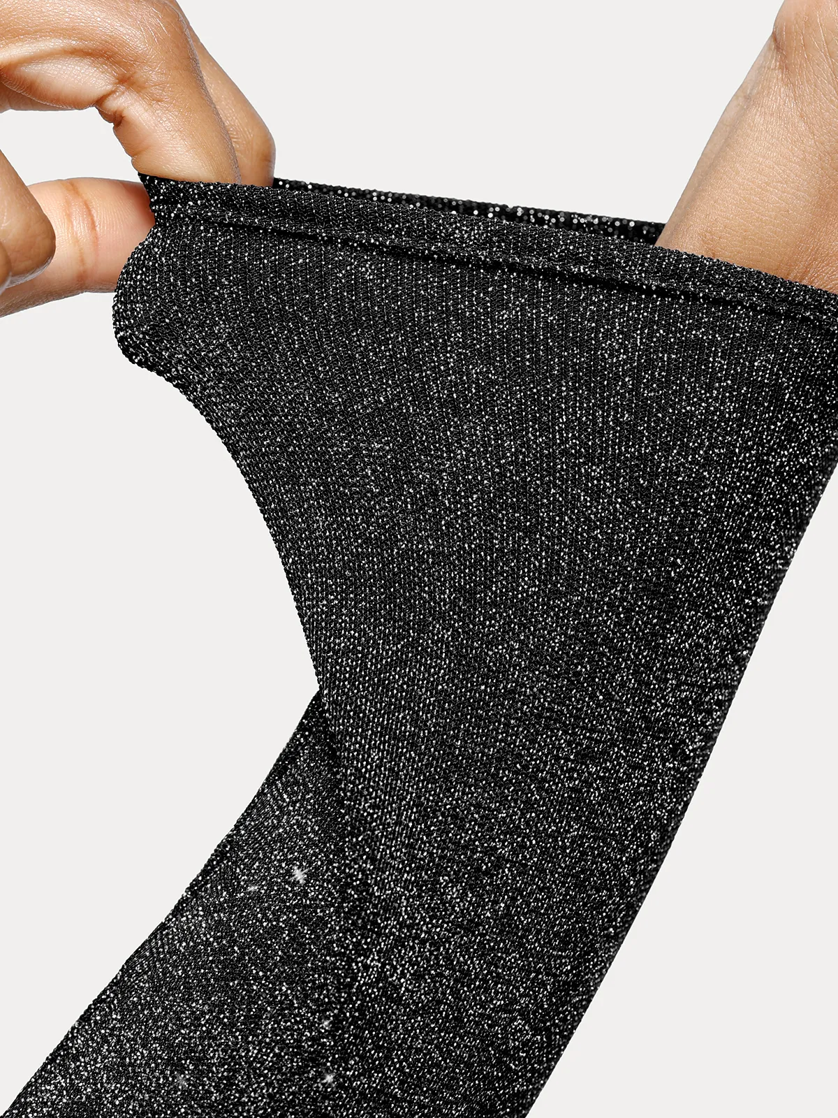 Shapewear Metallic Knit Long Sleeve Slimming Bodysuit - Image 7