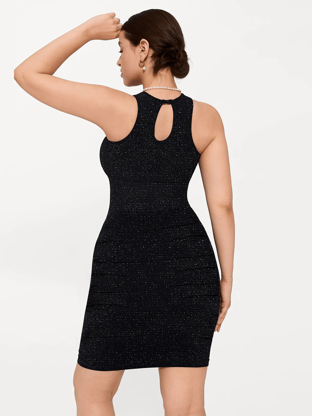 Shapewear Metallic Sculpting Dress - Image 15