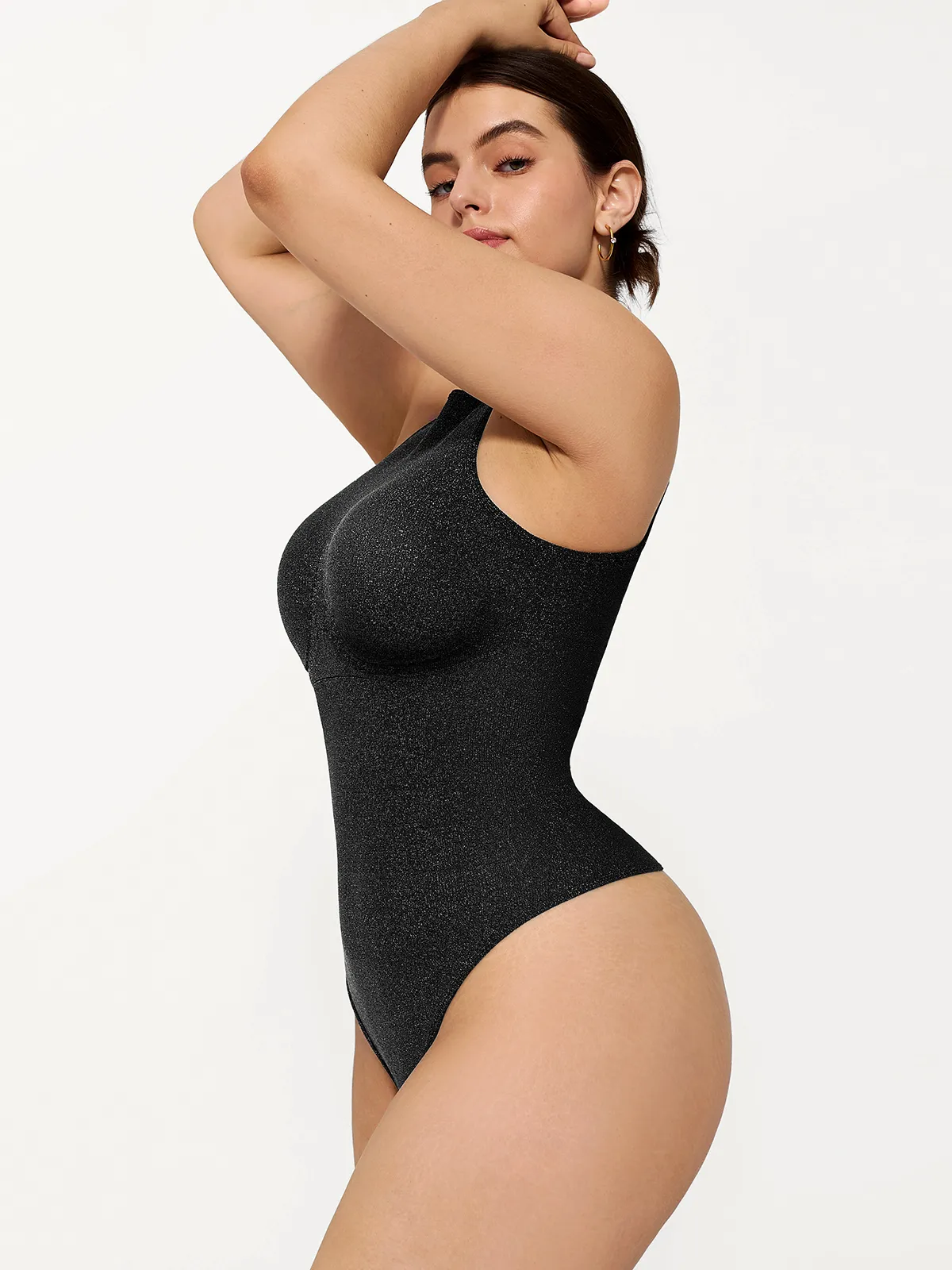 Shapewear Metallic Seamless Tummy-Control Bodysuit - Image 17