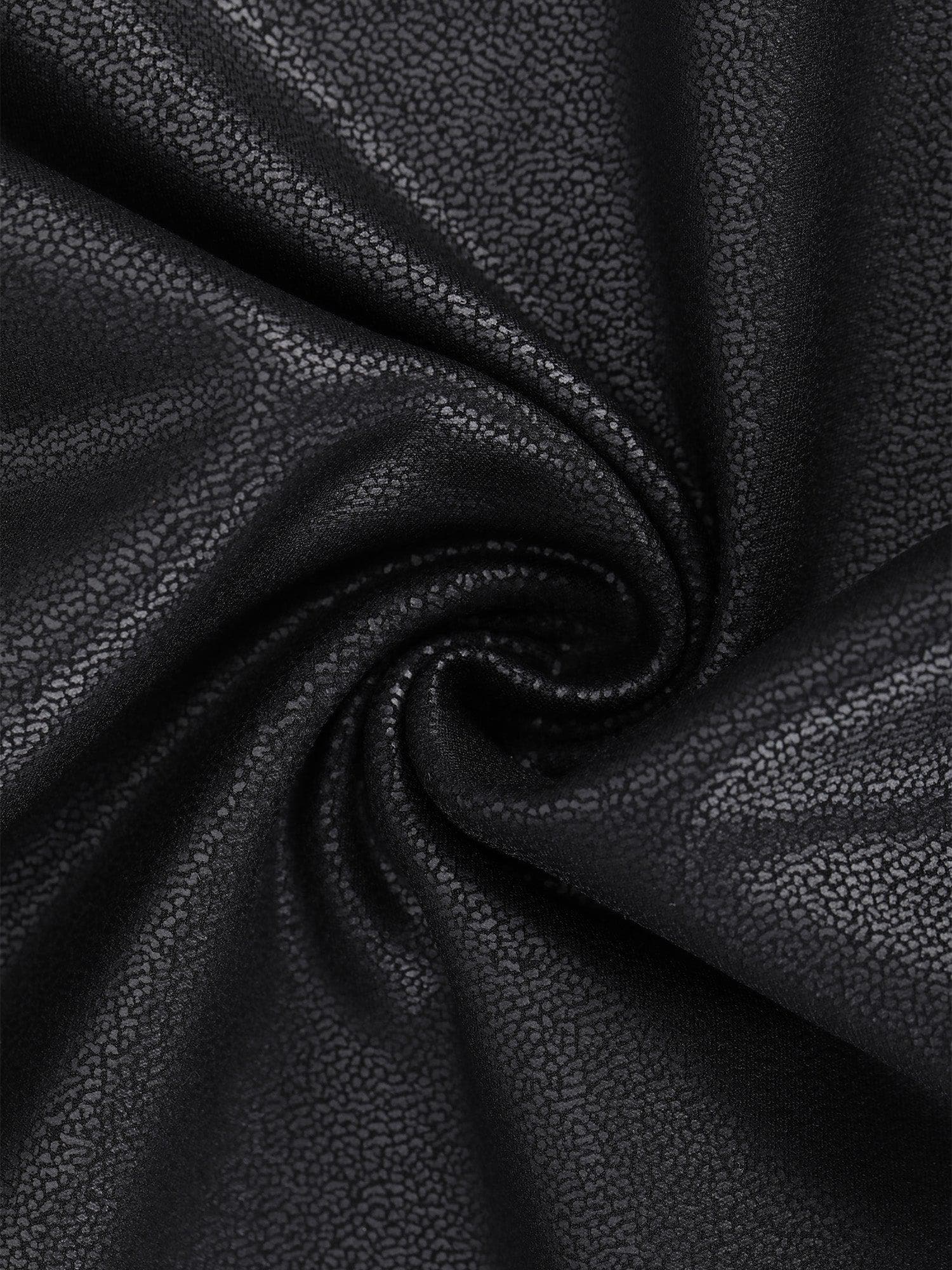 Shapewear Sculpting Faux Leather Front Slit Midi Skirt - Image 10