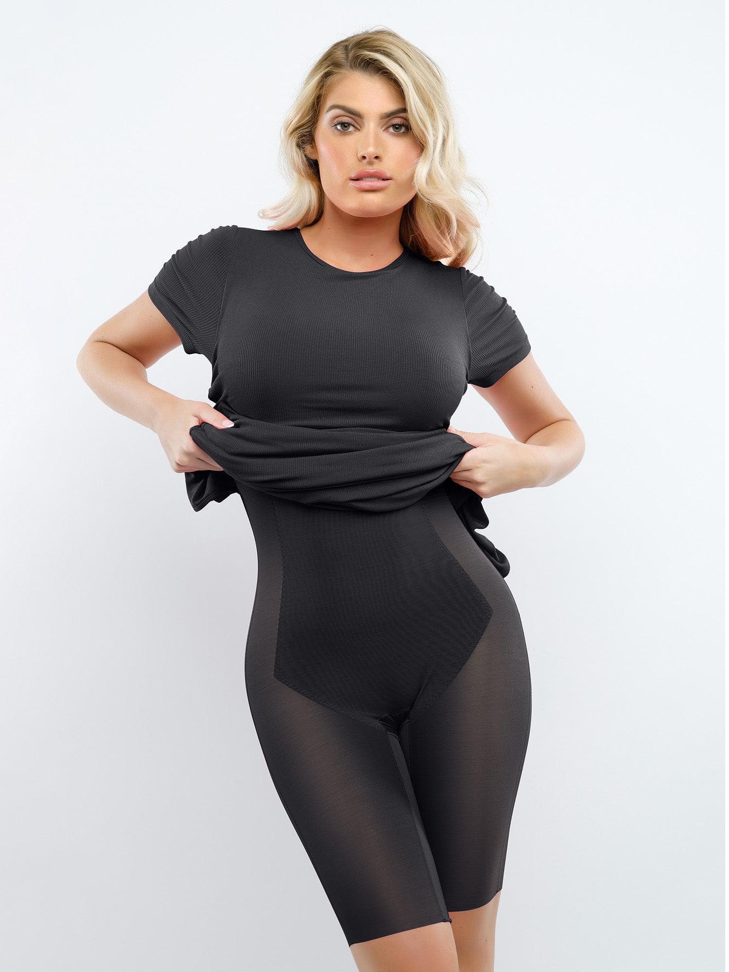 Shapewear Modal Sleeveless Mock Neck Slimming Maxi Dress For Insiders - Image 17