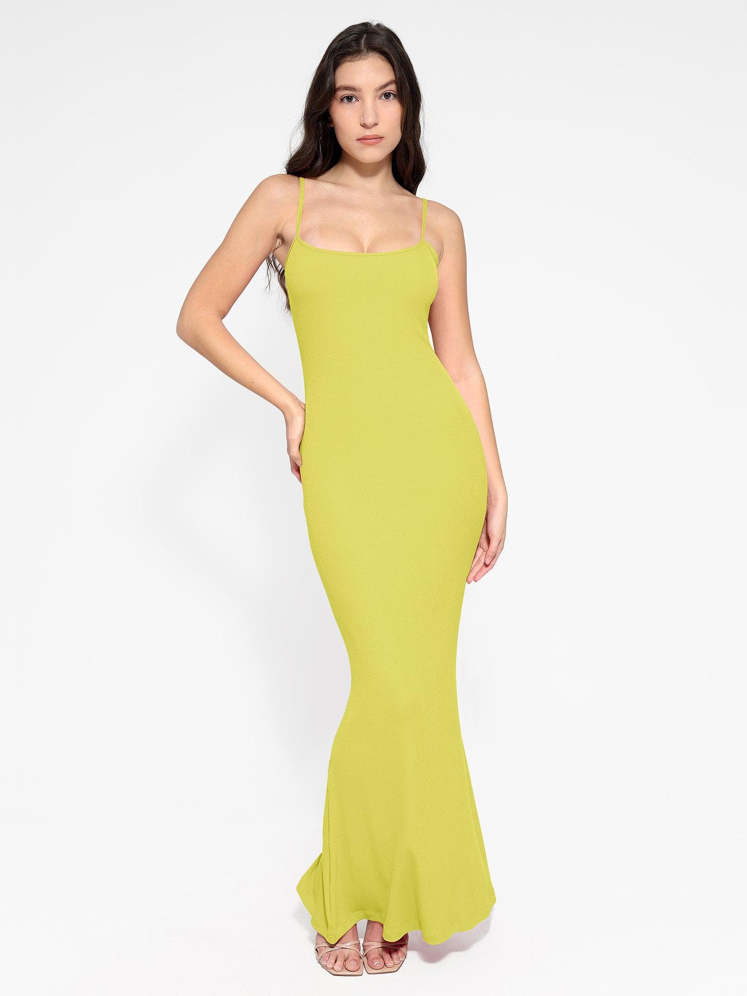 Shapewear Modal Slimming Maxi Slip Dress - Image 12