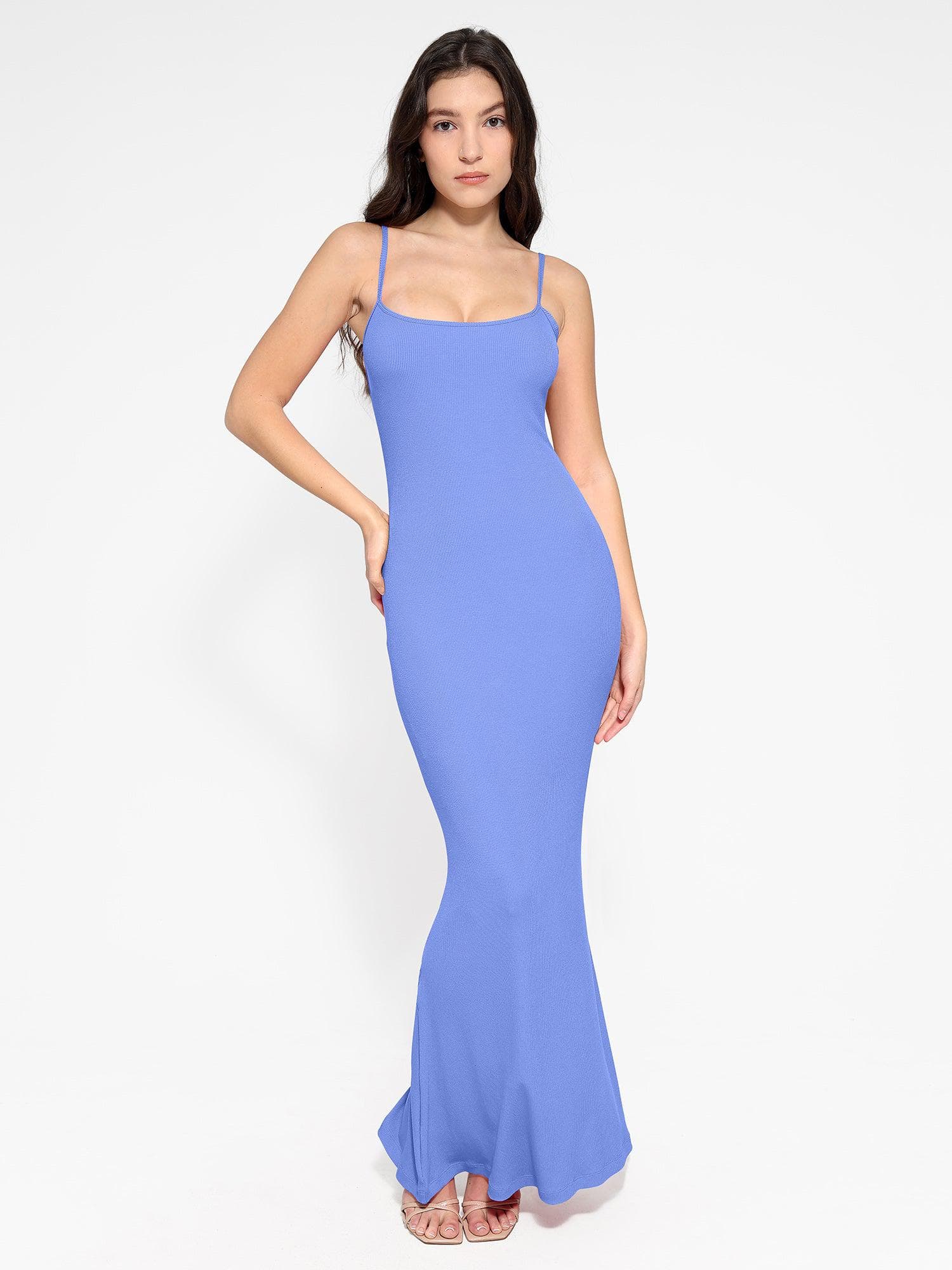 Shapewear Modal Slimming Maxi Slip Dress - Image 54