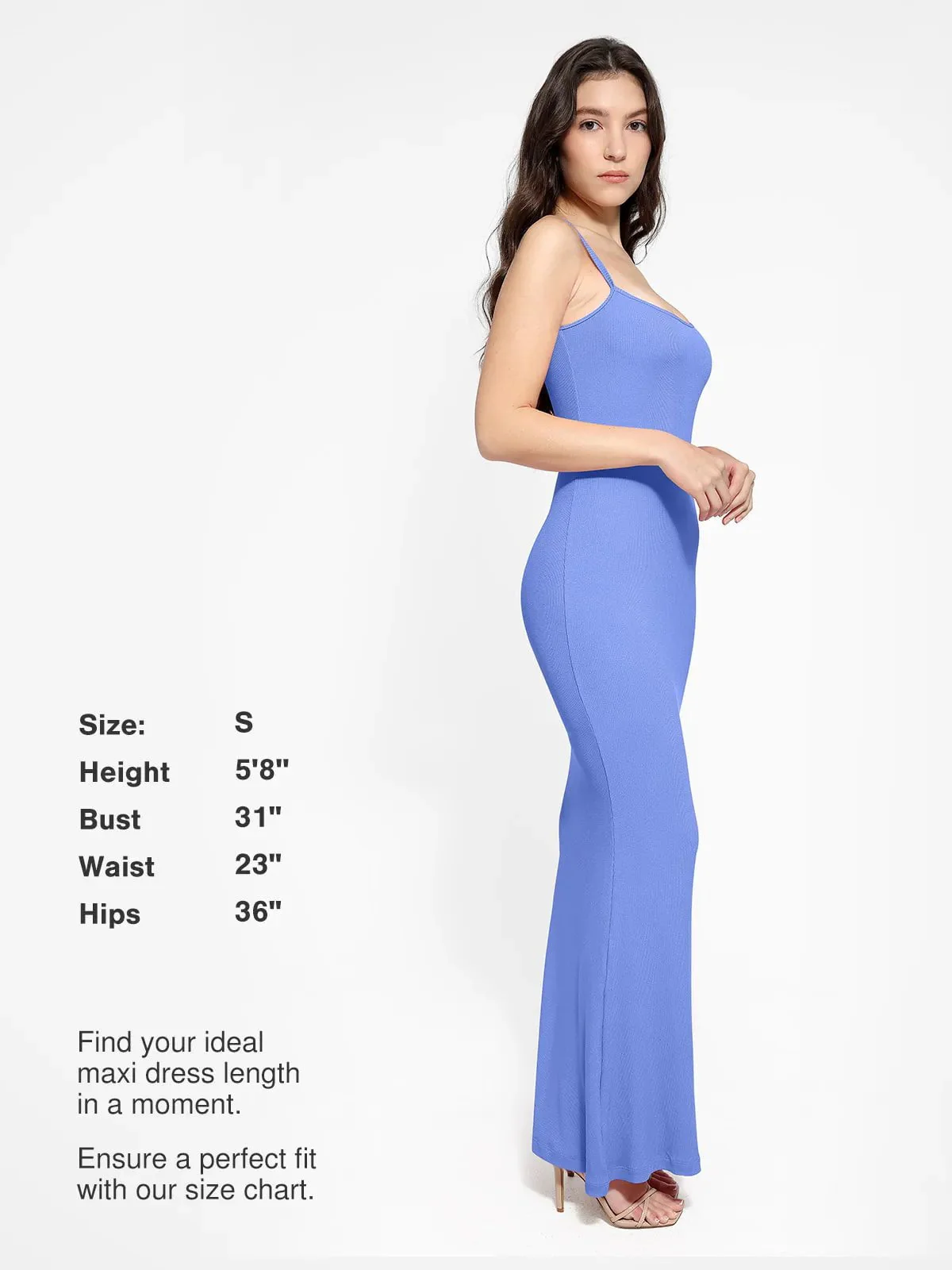 Shapewear Modal Slimming Maxi Slip Dress - Image 56