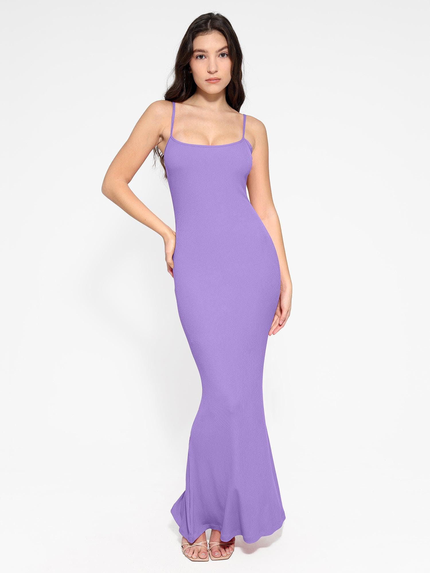 Shapewear Modal Slimming Maxi Slip Dress - Image 31