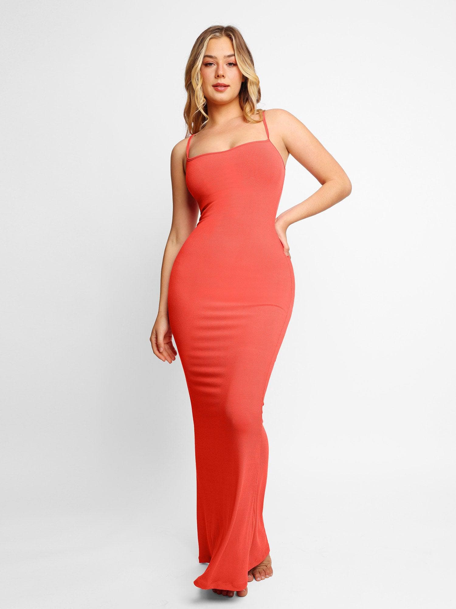 Shapewear Modal Slimming Maxi Slip Dress - Image 60