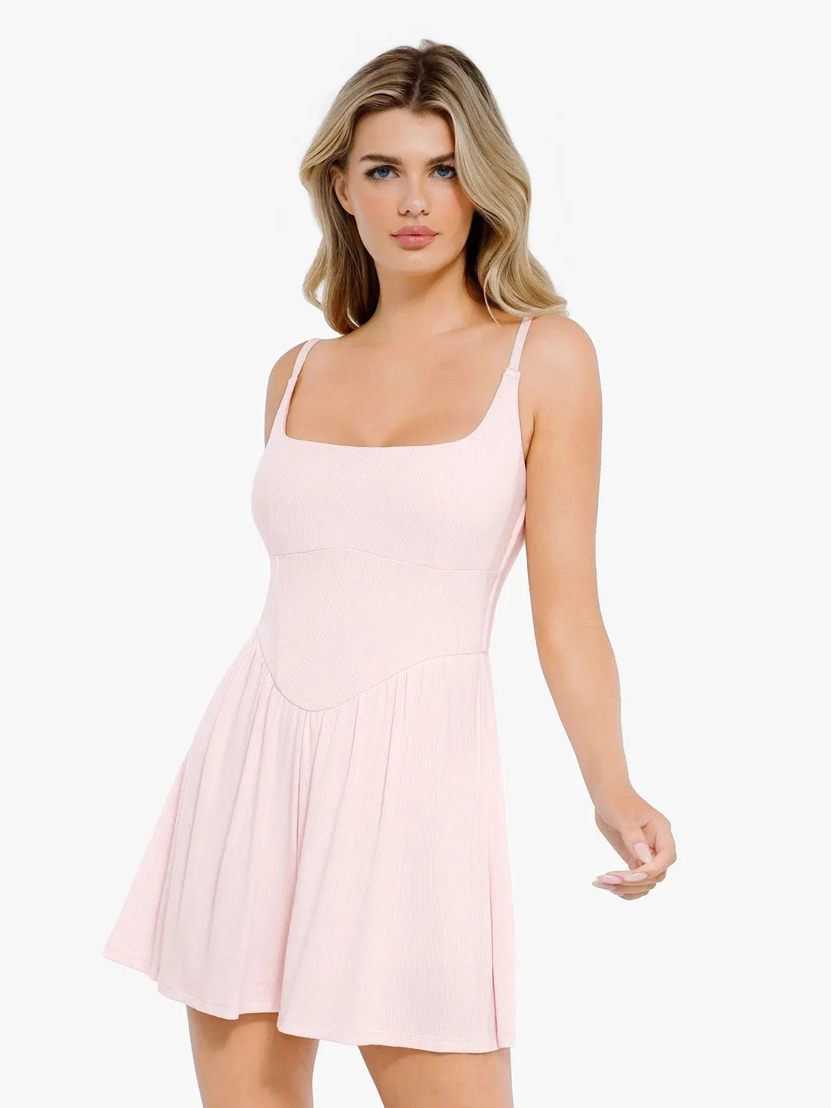 Shapewear Modal Tummy Control Wide-Leg Romper - Image 3
