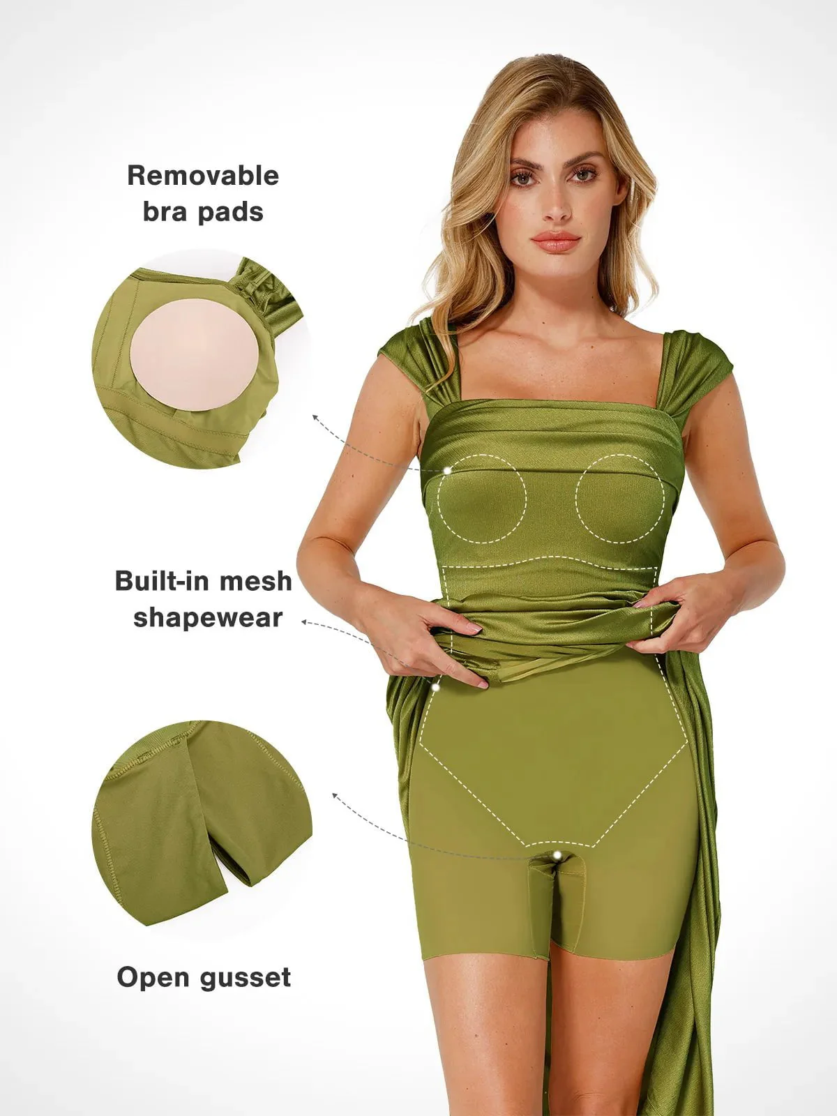 Shapewear Off Shoulder Shine Ruched Sculpting Maxi Dress - Image 64