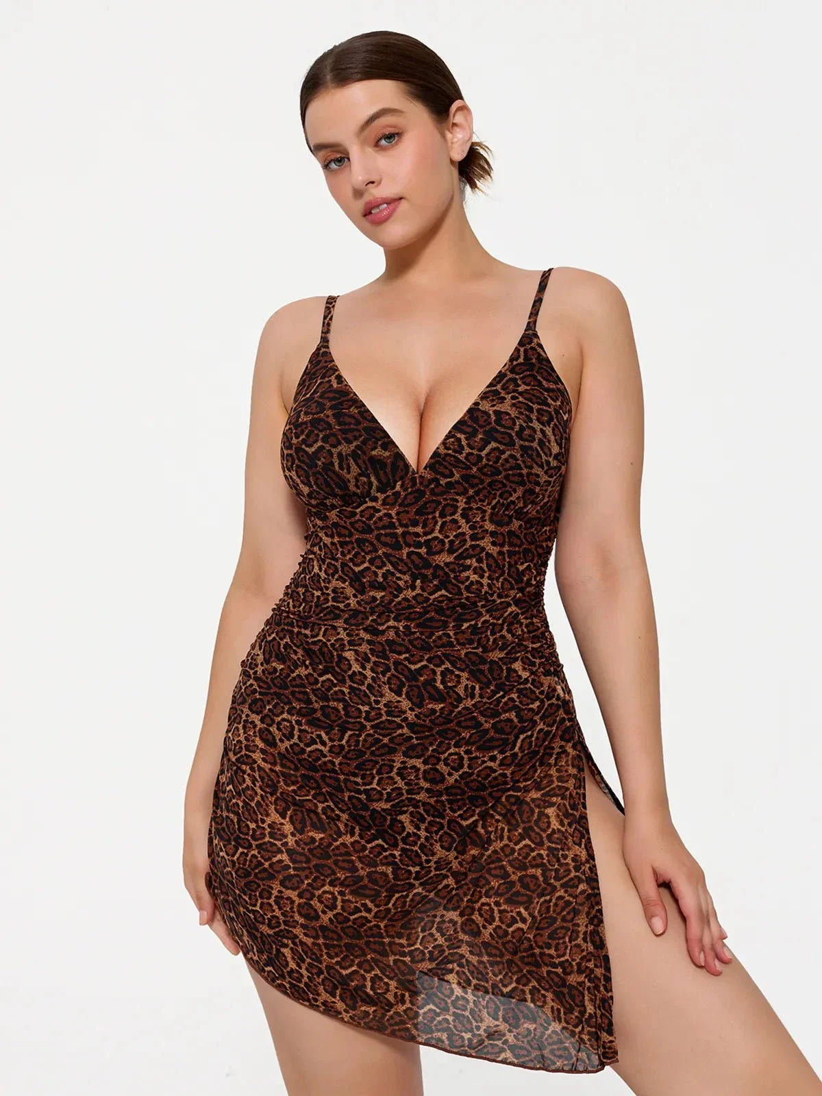 Shapewear Ruched Convertible One-Piece Swimsuit - Image 10