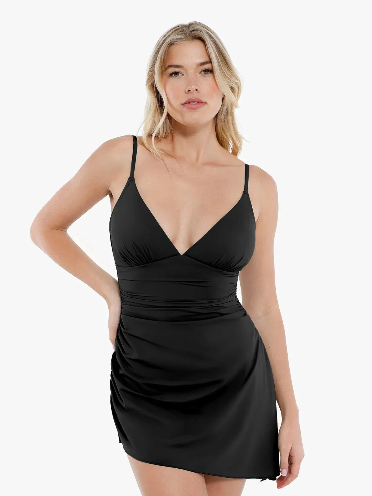 Shapewear Ruched Convertible One-Piece Swimsuit - Image 12
