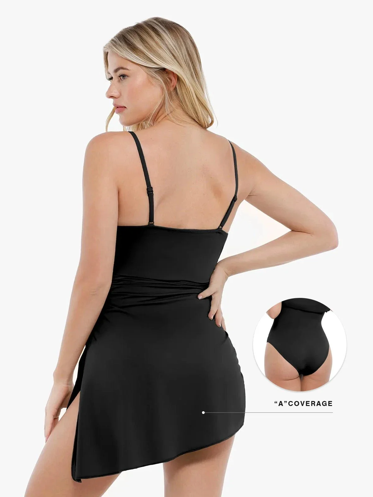Shapewear Ruched Convertible One-Piece Swimsuit - Image 14