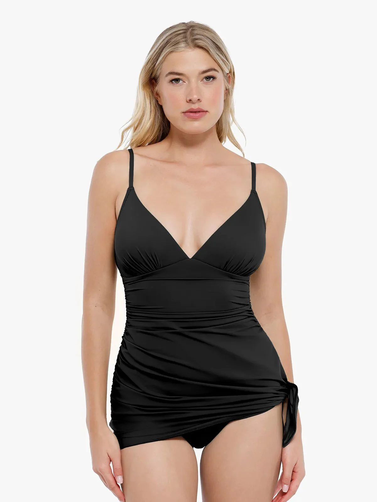 Shapewear Ruched Convertible One-Piece Swimsuit - Image 16