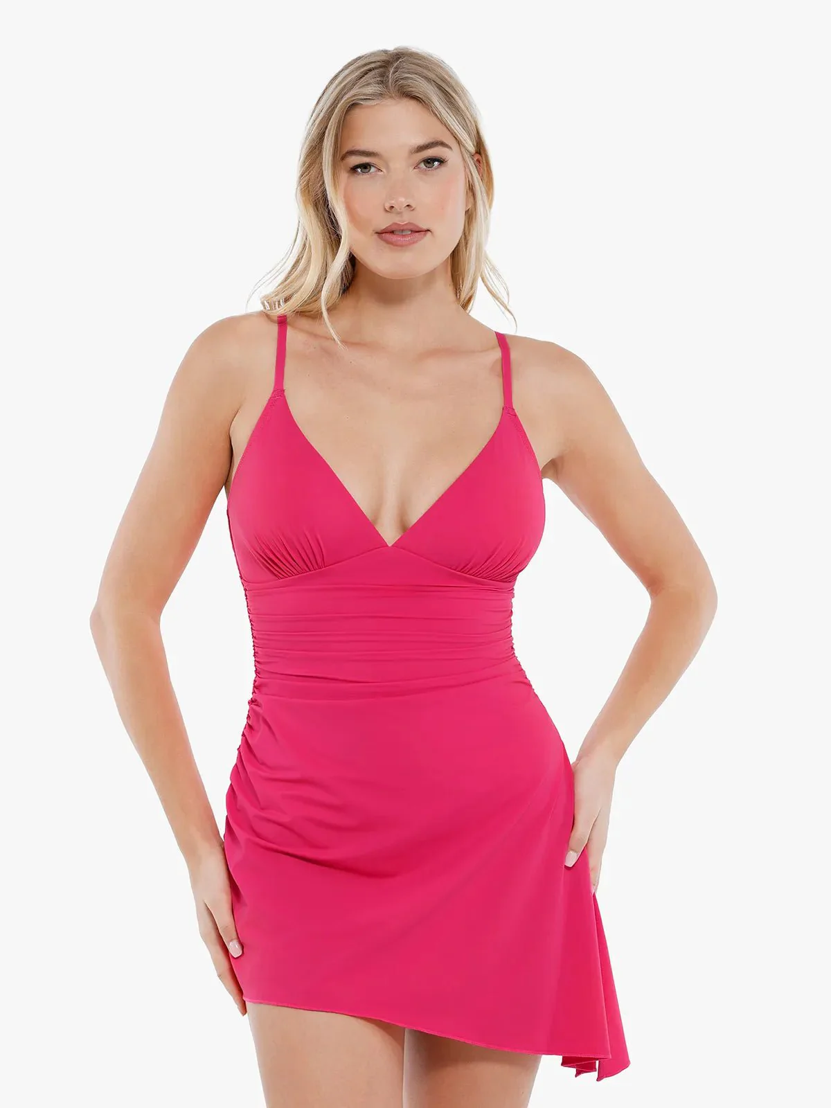 Shapewear Ruched Convertible One-Piece Swimsuit - Image 27