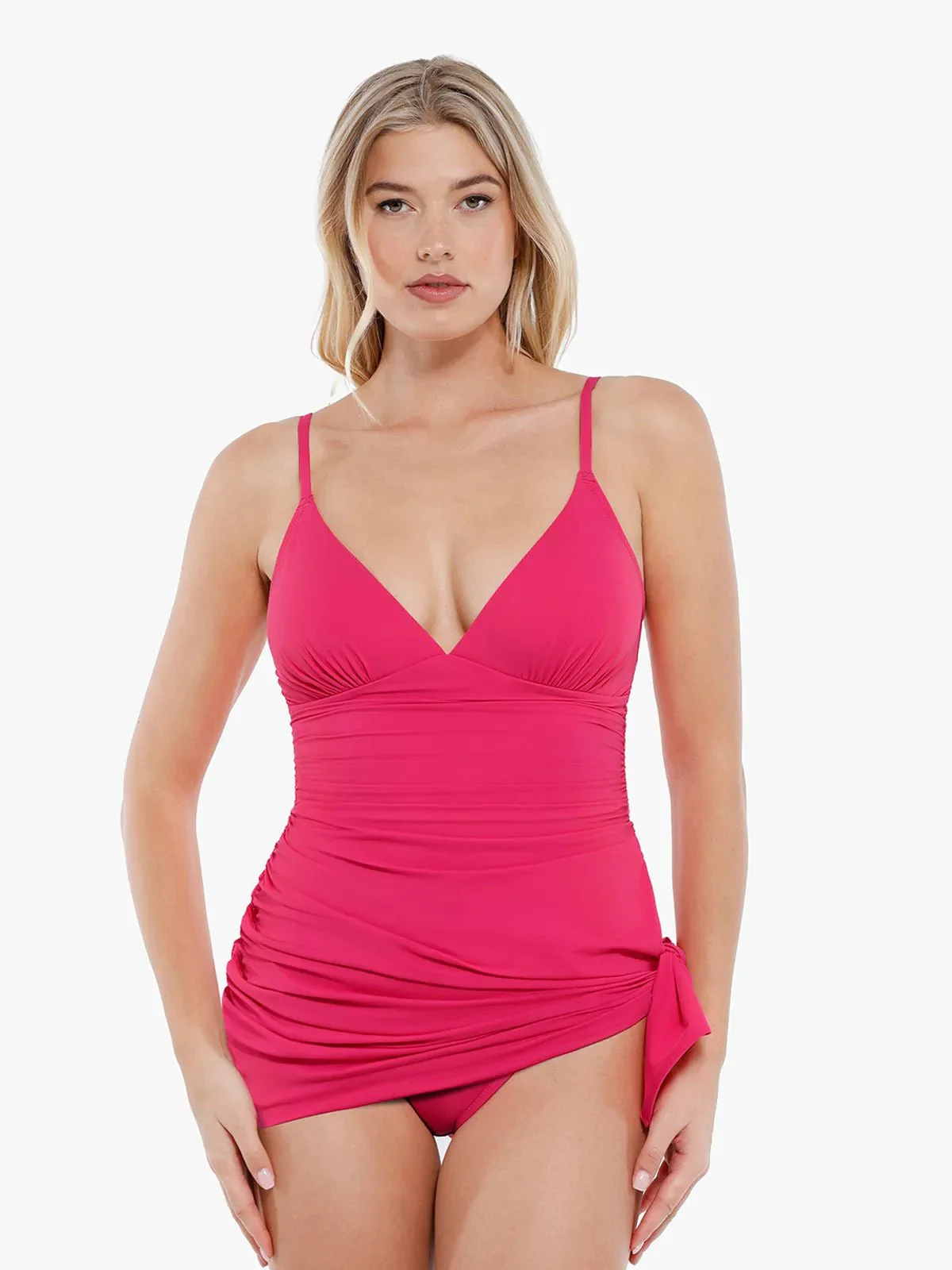 Shapewear Ruched Convertible One-Piece Swimsuit - Image 32