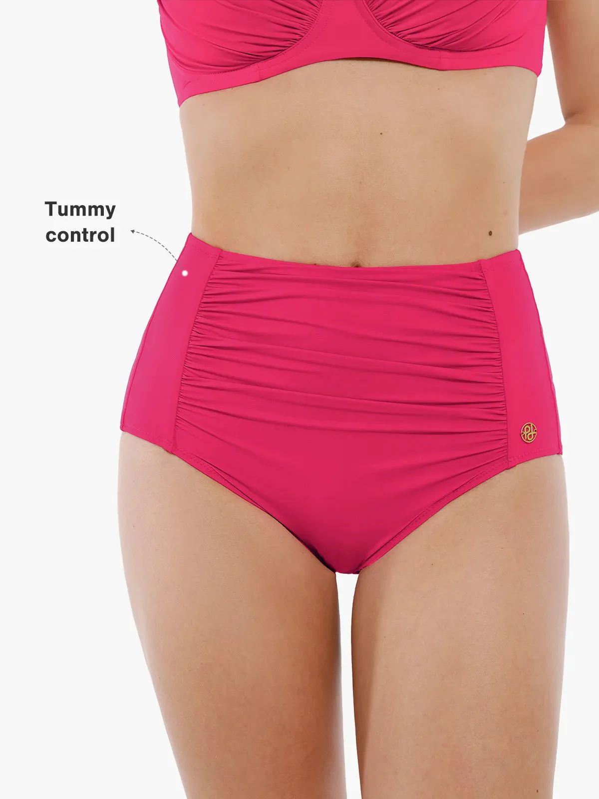 Shapewear Ruched Tummy Control Bikini Brief - Image 3