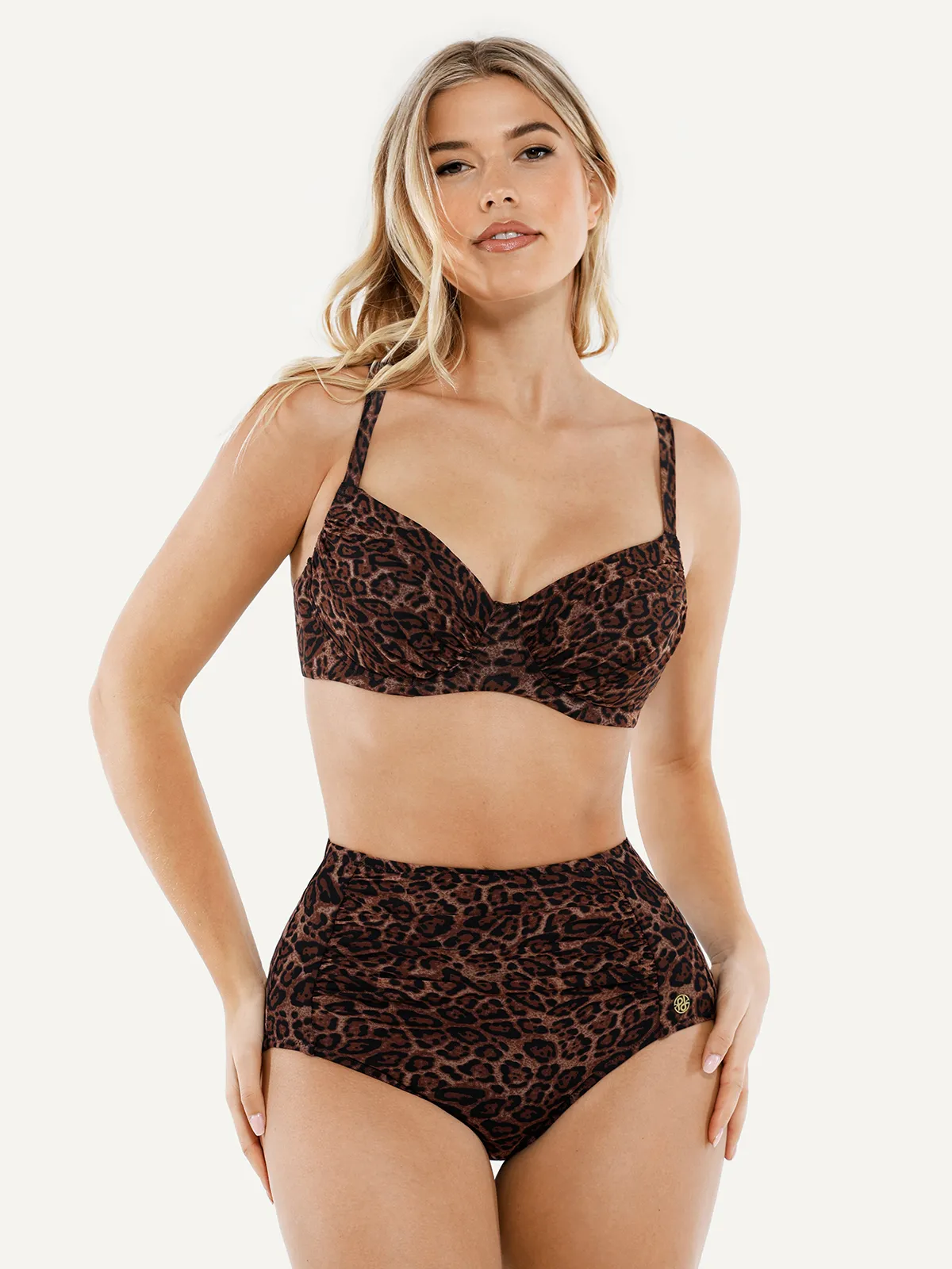 Shapewear Ruched Tummy Control Bikini Set - Image 3