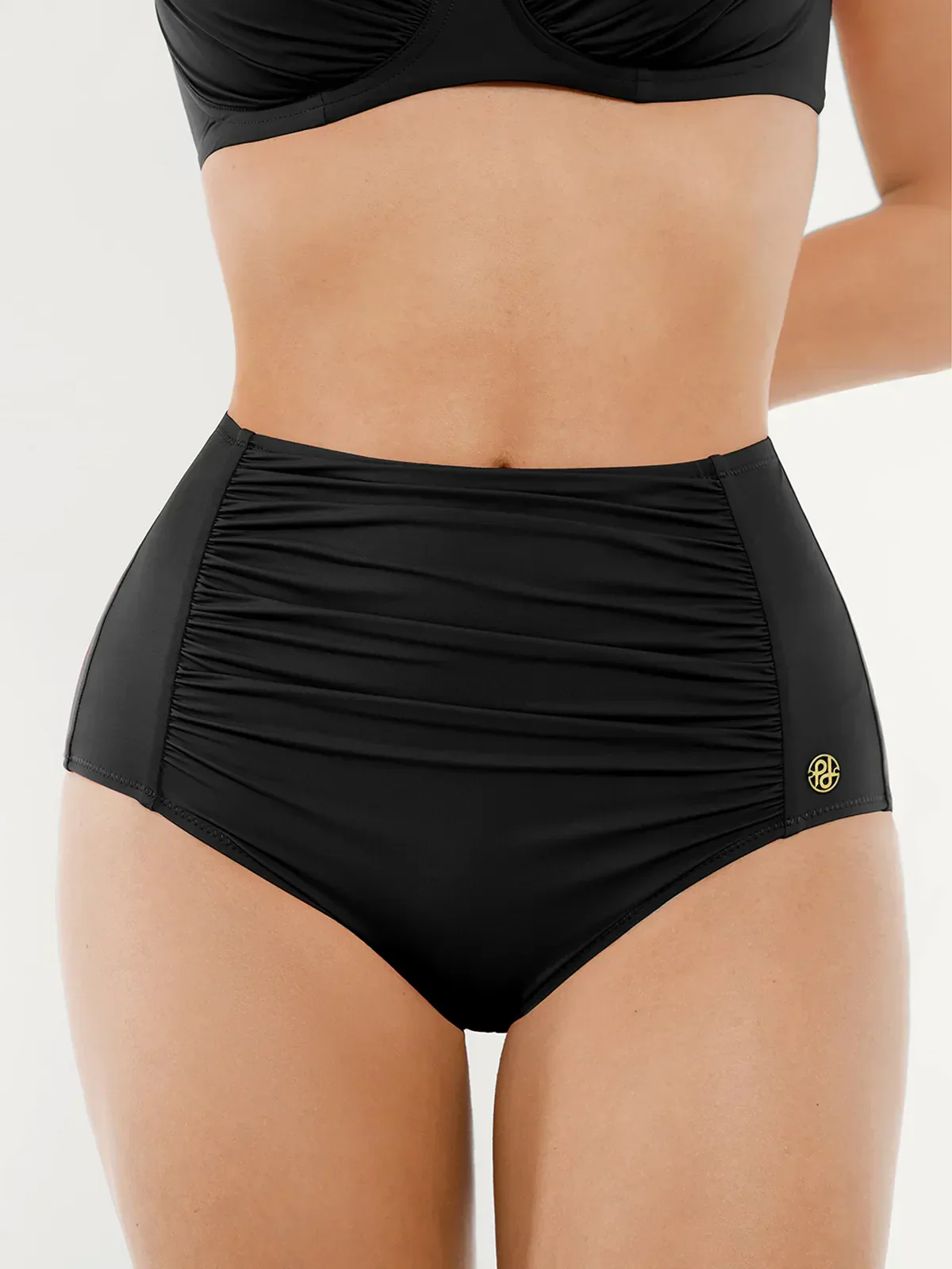 Shapewear Ruched Tummy Control Bikini Set - Image 60