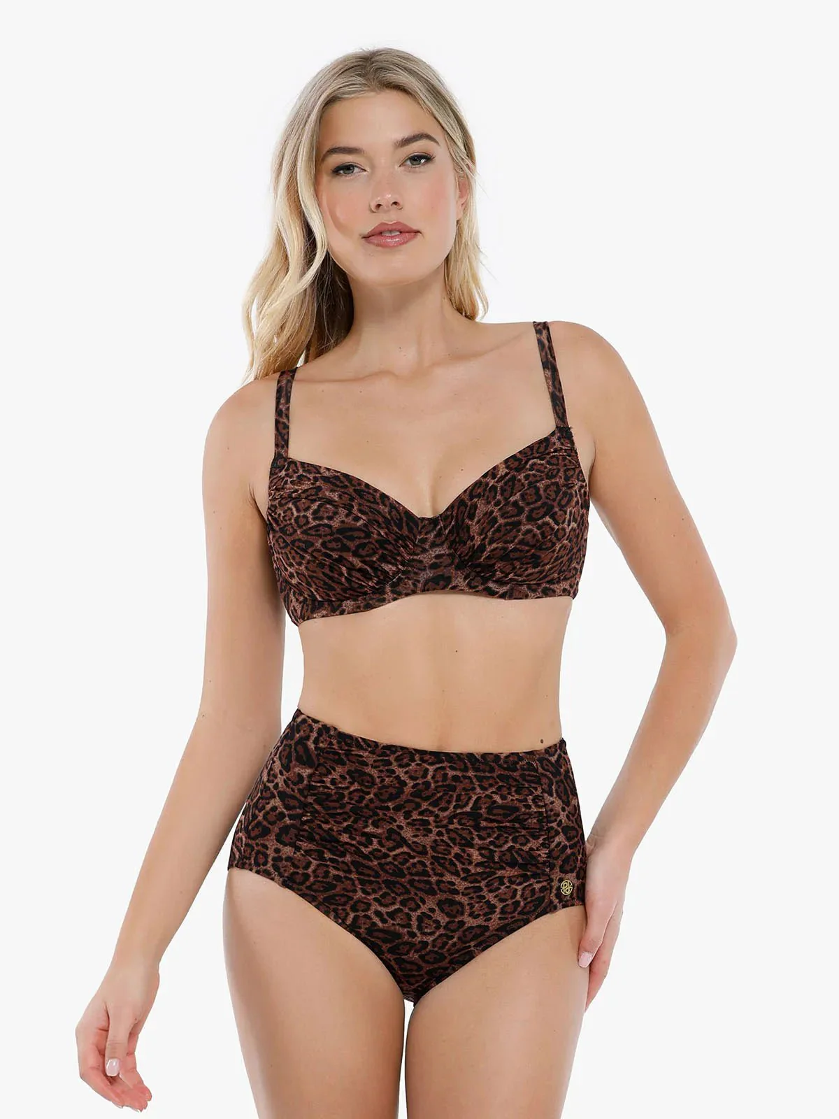 Shapewear Ruched Underwire Bikini Top - Image 8