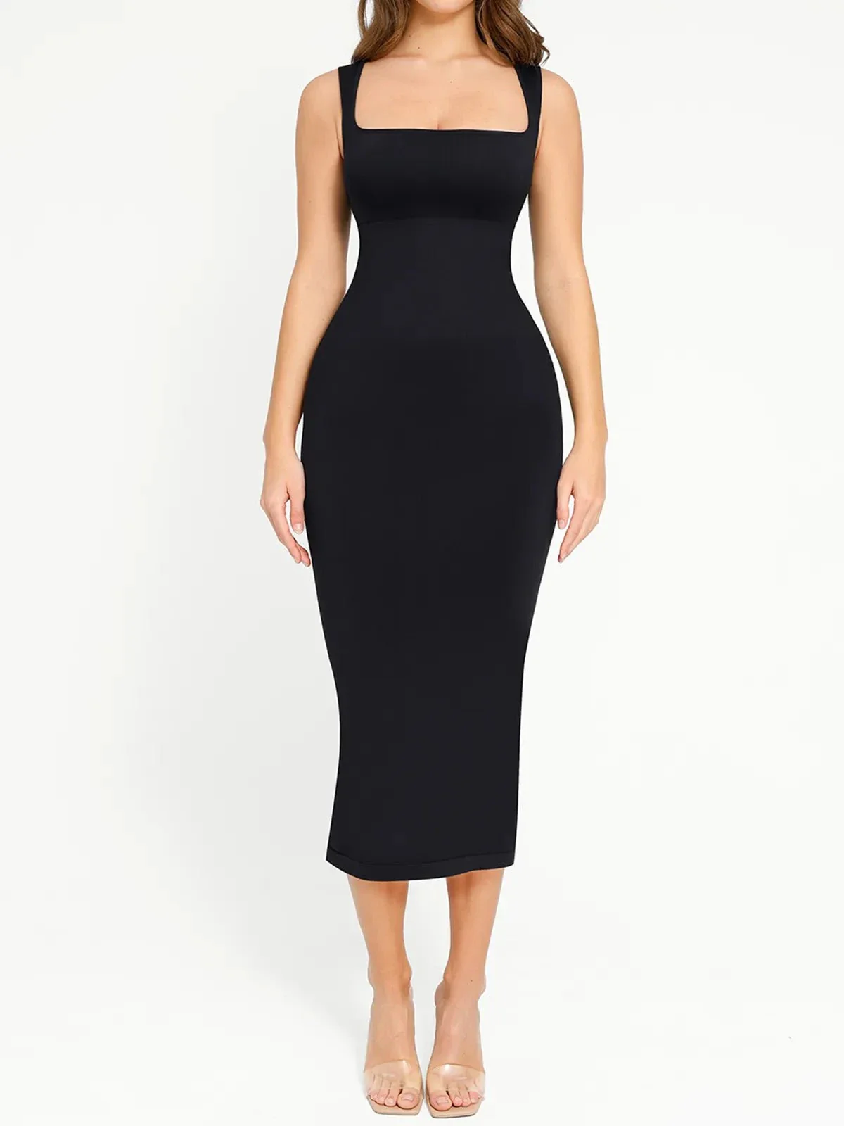 Shapewear Seamless Sleeveless Slimming Dress Set - Image 39