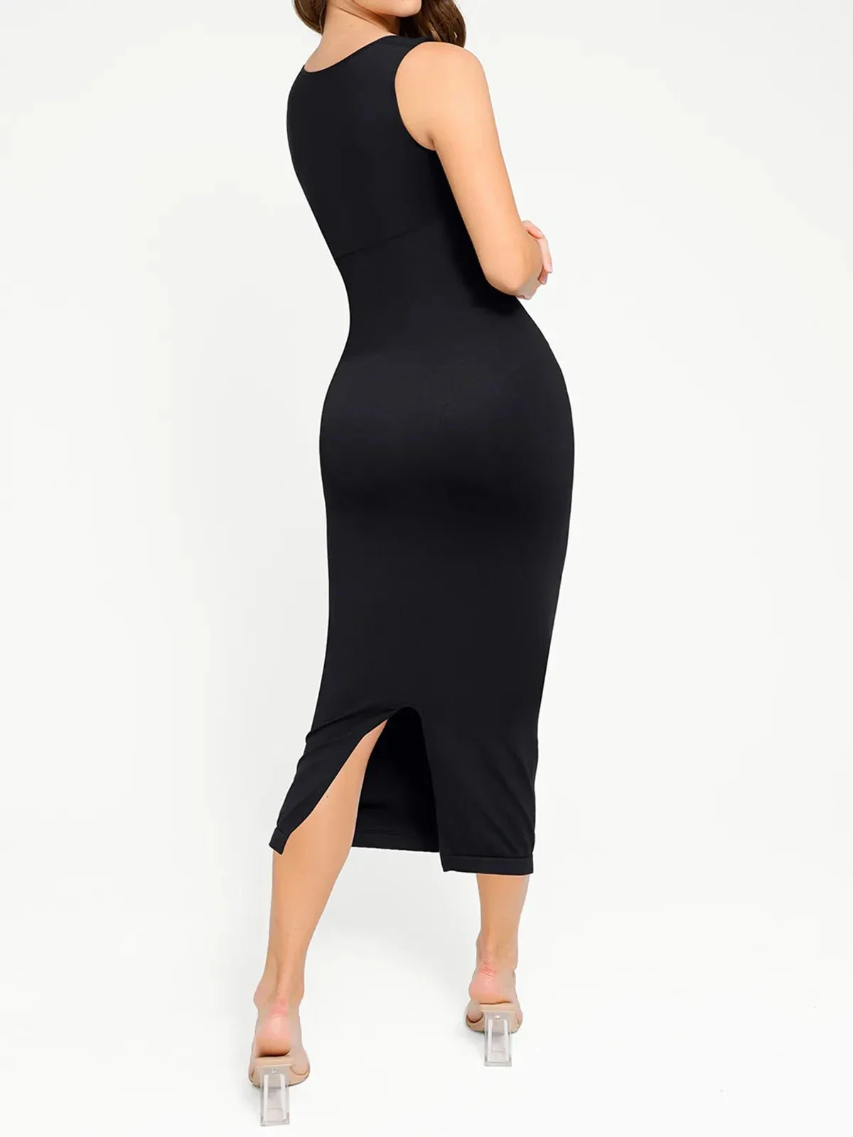Shapewear Seamless Sleeveless Slimming Dress Set - Image 41