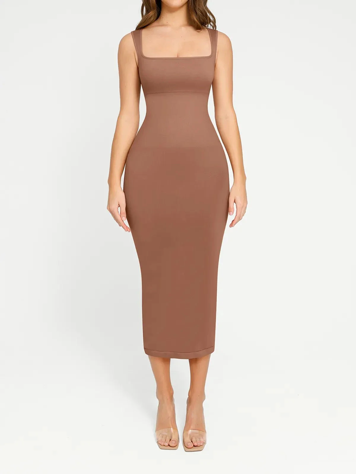 Shapewear Seamless Sleeveless Slimming Dress Set - Image 48