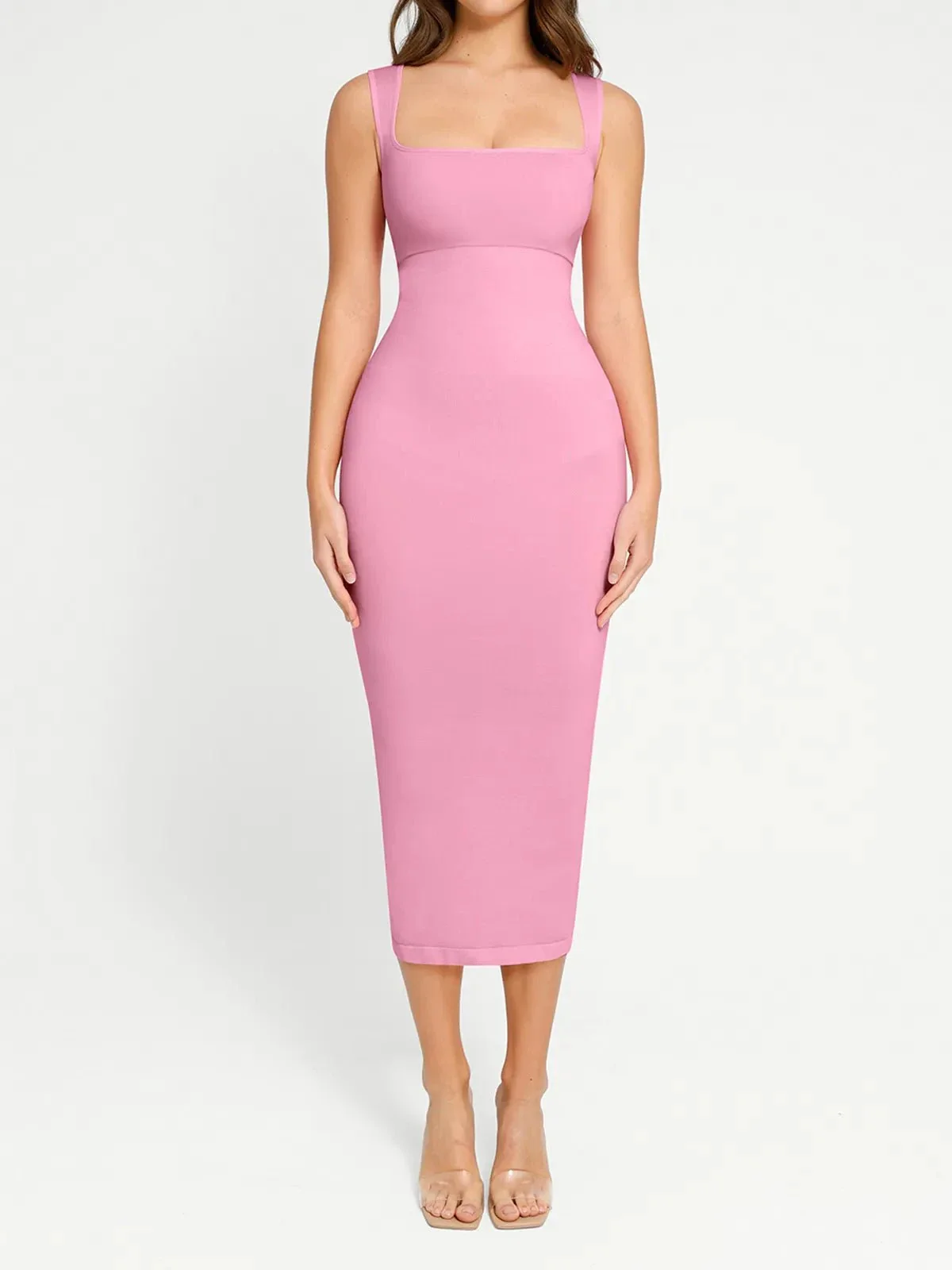 Shapewear Seamless Sleeveless Slimming Dress Set - Image 57