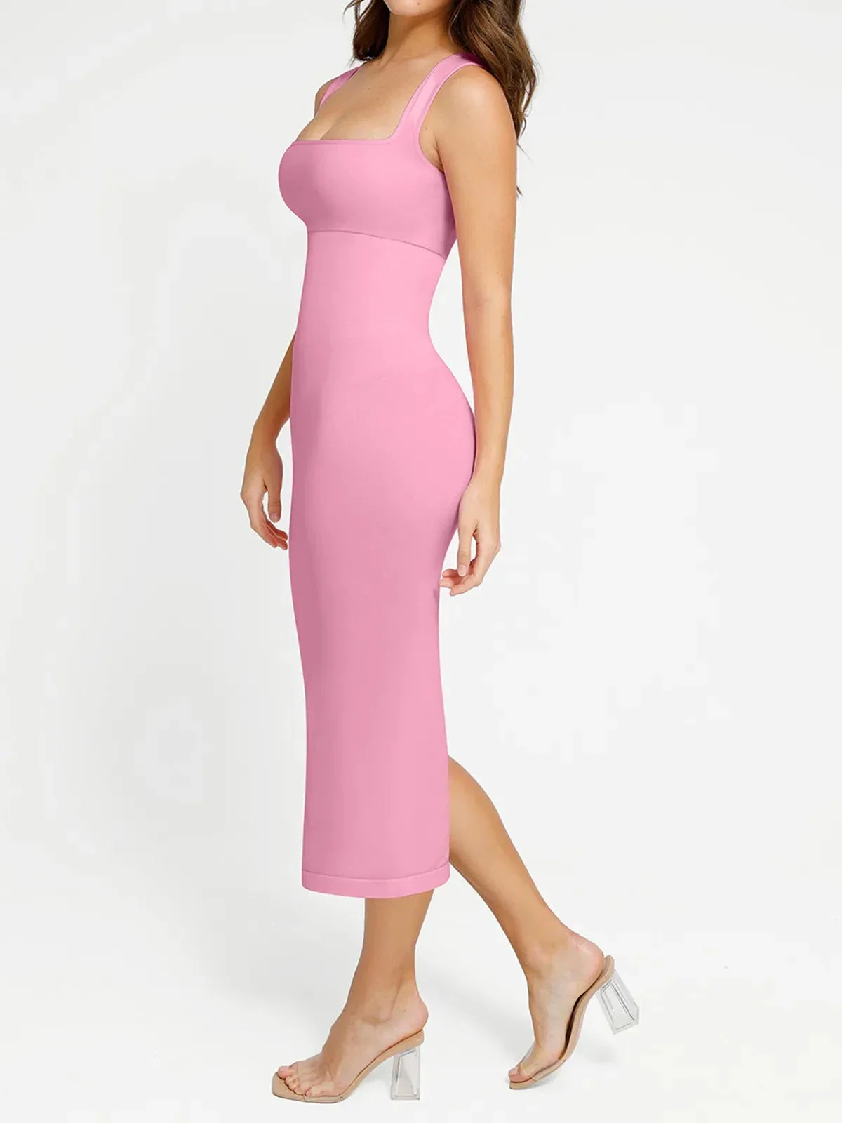 Shapewear Seamless Sleeveless Slimming Dress Set - Image 58