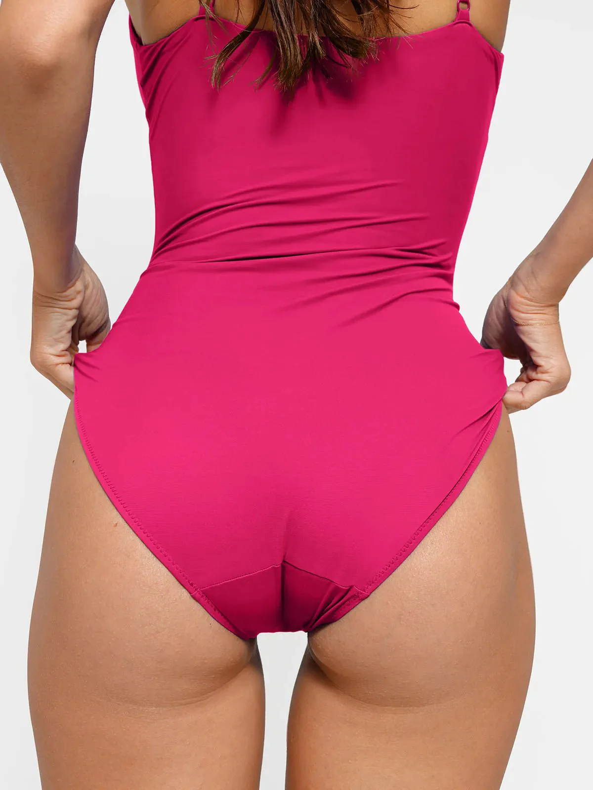 Shapewear Slimming One-Piece Swimsuit Mesh Coverup Set - Image 16