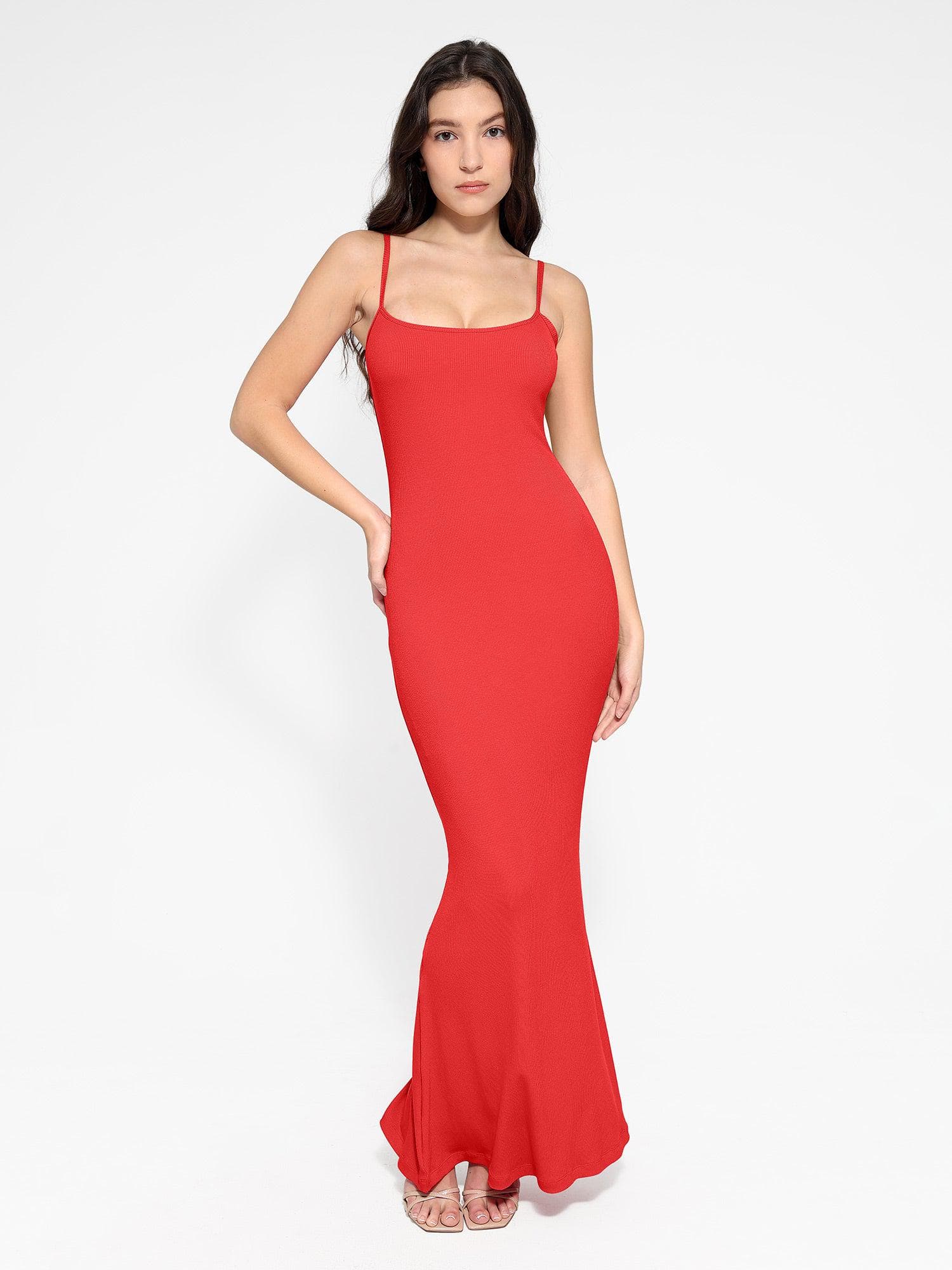 Shapewear Slip Dress Mesh Top Set - Image 10