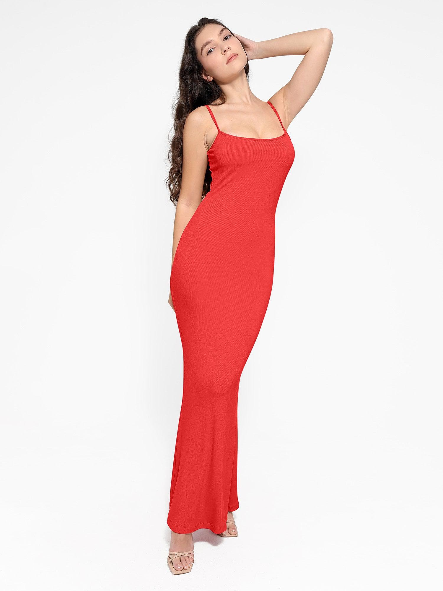 Shapewear Slip Dress Mesh Top Set - Image 13
