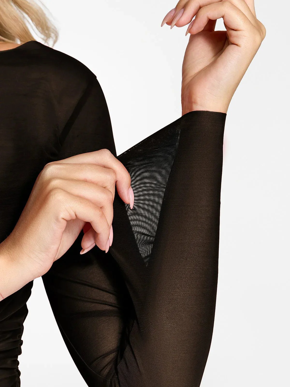 Shapewear Slip Dress Mesh Top Set - Image 38