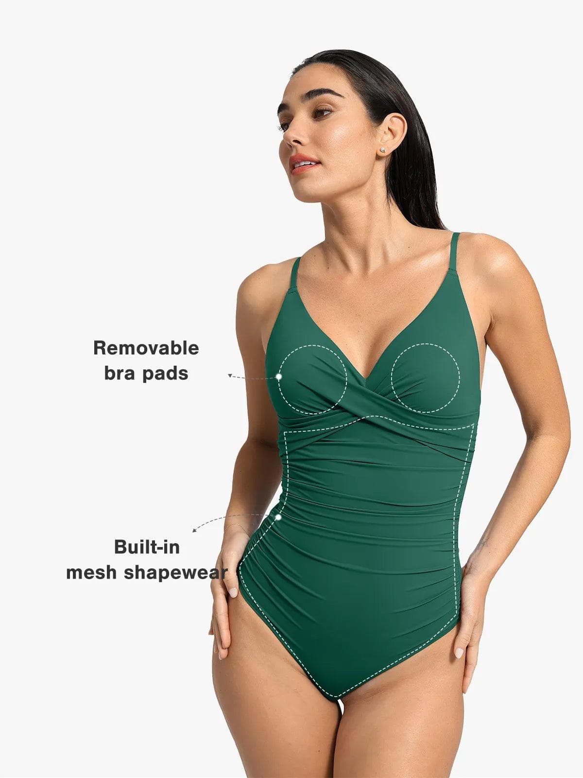 Shapewear Solid Sculpting One-Piece Swimsuit - Image 17