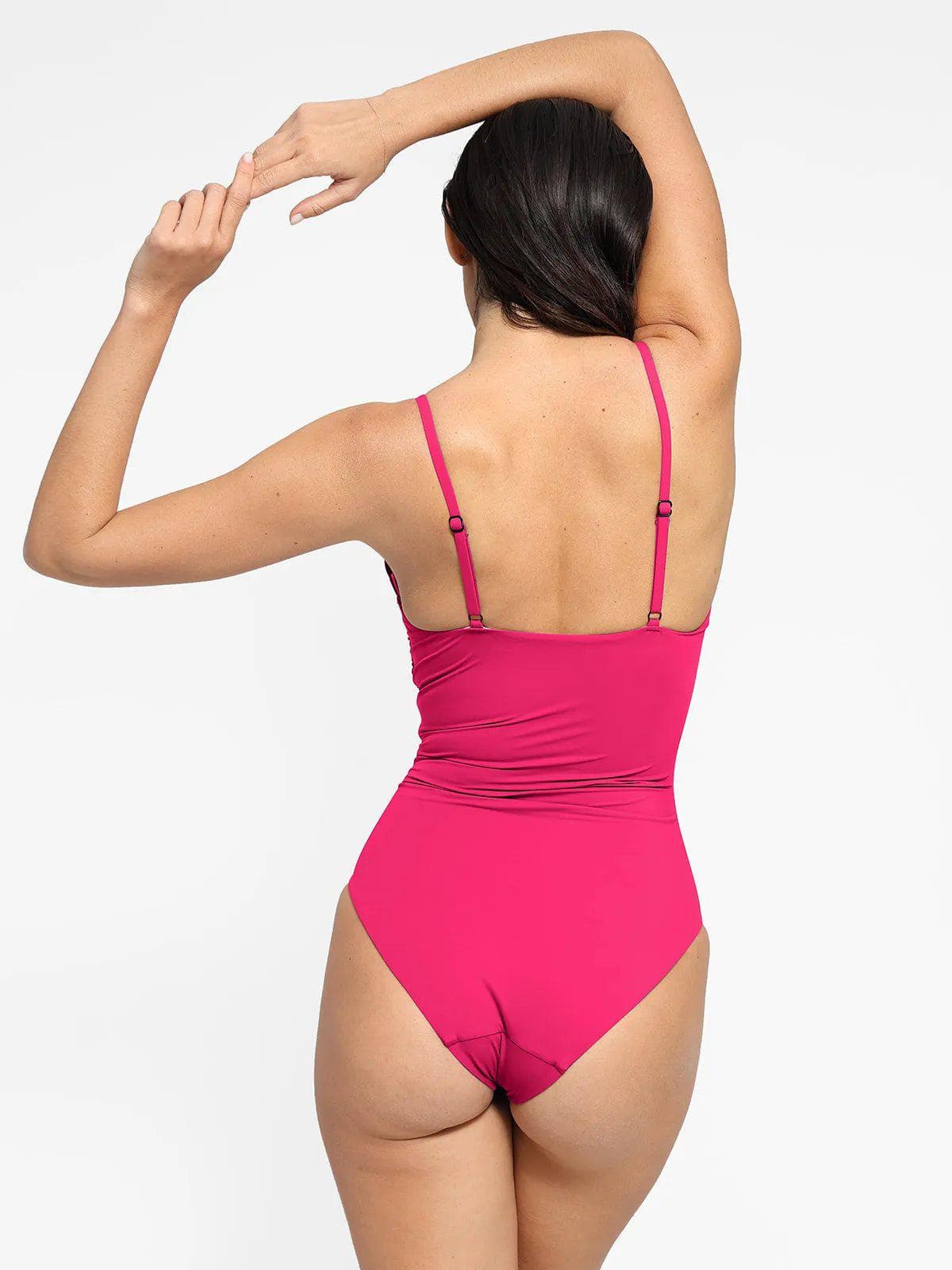 Shapewear Solid Sculpting One-Piece Swimsuit - Image 29