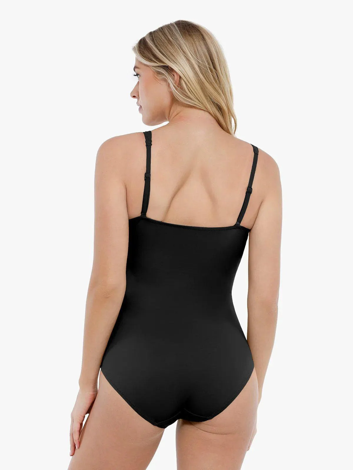 Shapewear Solid Sculpting One-Piece Swimsuit - Image 39