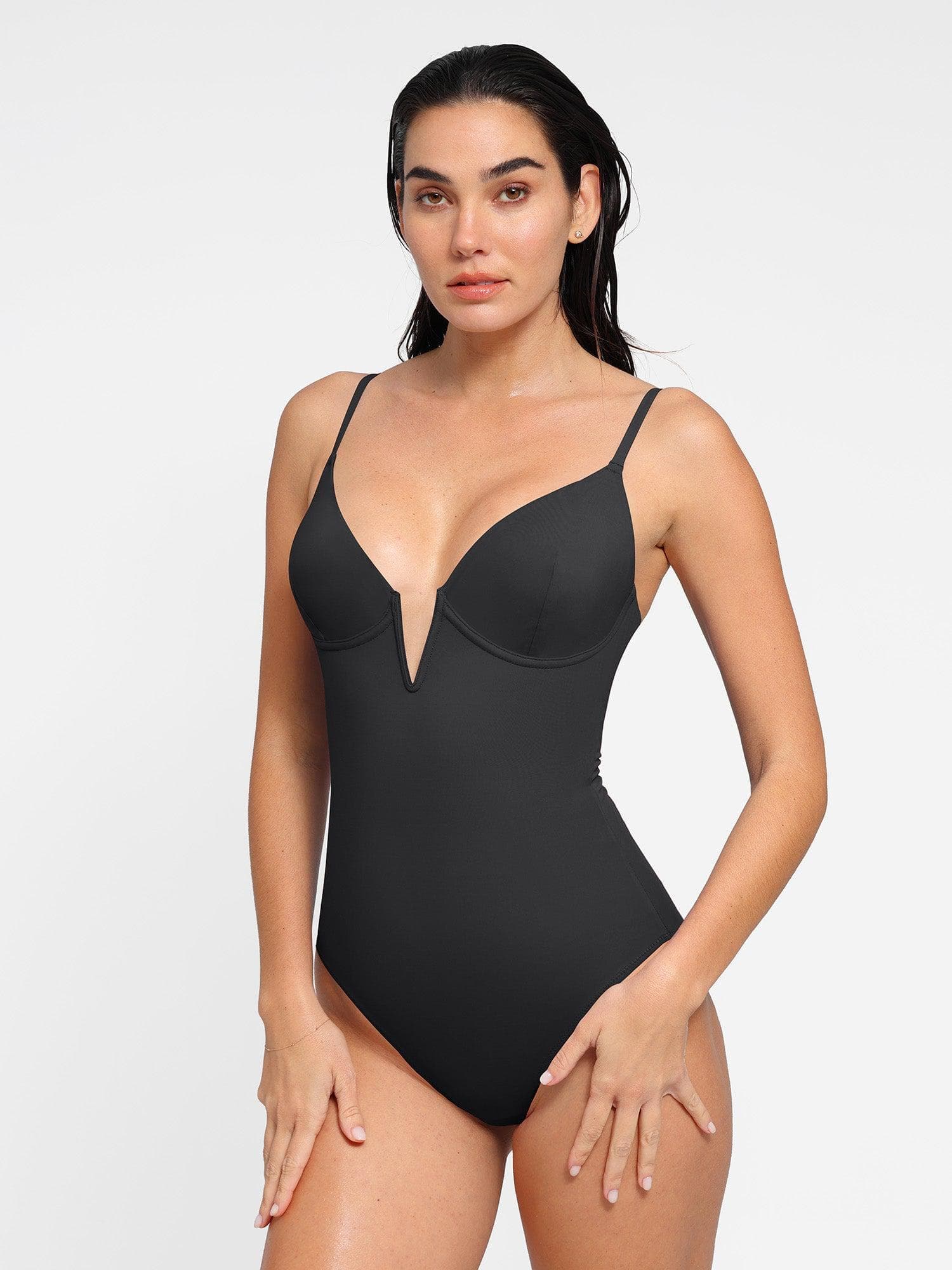 Shapewear Solid Sculpting One-Piece Swimsuit - Image 6
