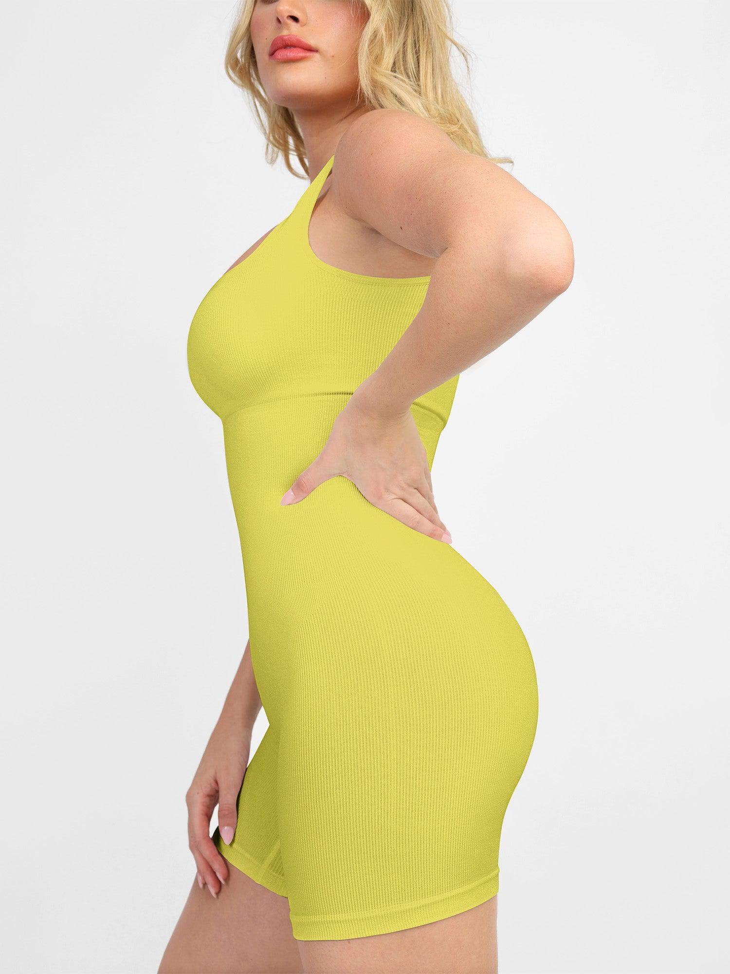 Shapewear Seamless Square Neck Smoothing Sport Romper - Image 17