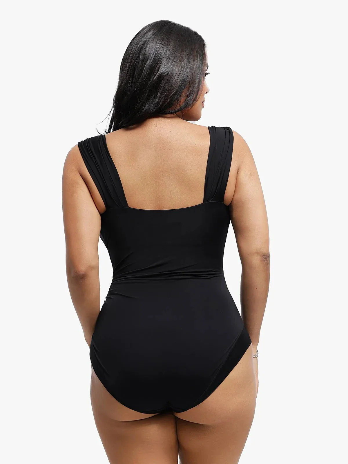 Shapewear Sweet-Heart Neckline Cap Sleeve Bodysuit - Image 14