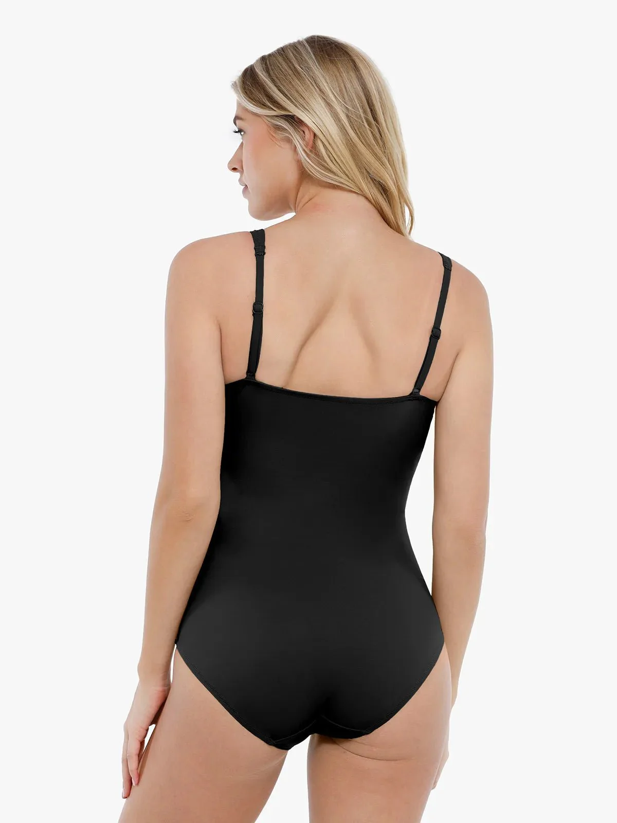 Shapewear Twist Front Ruched Sculpting Swimsuit - Image 11