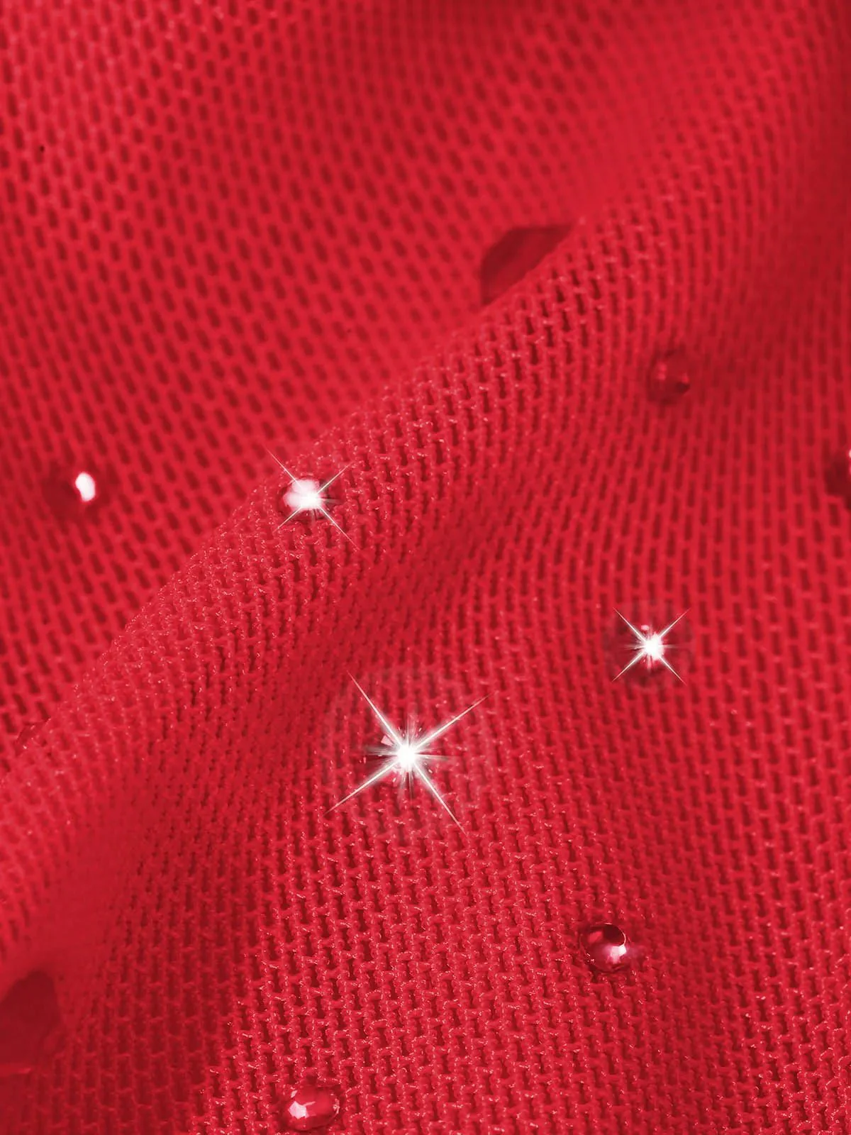 Shapewear Two-in-One Heat-Set Crystal Mesh Slim Midi Dress - Image 26