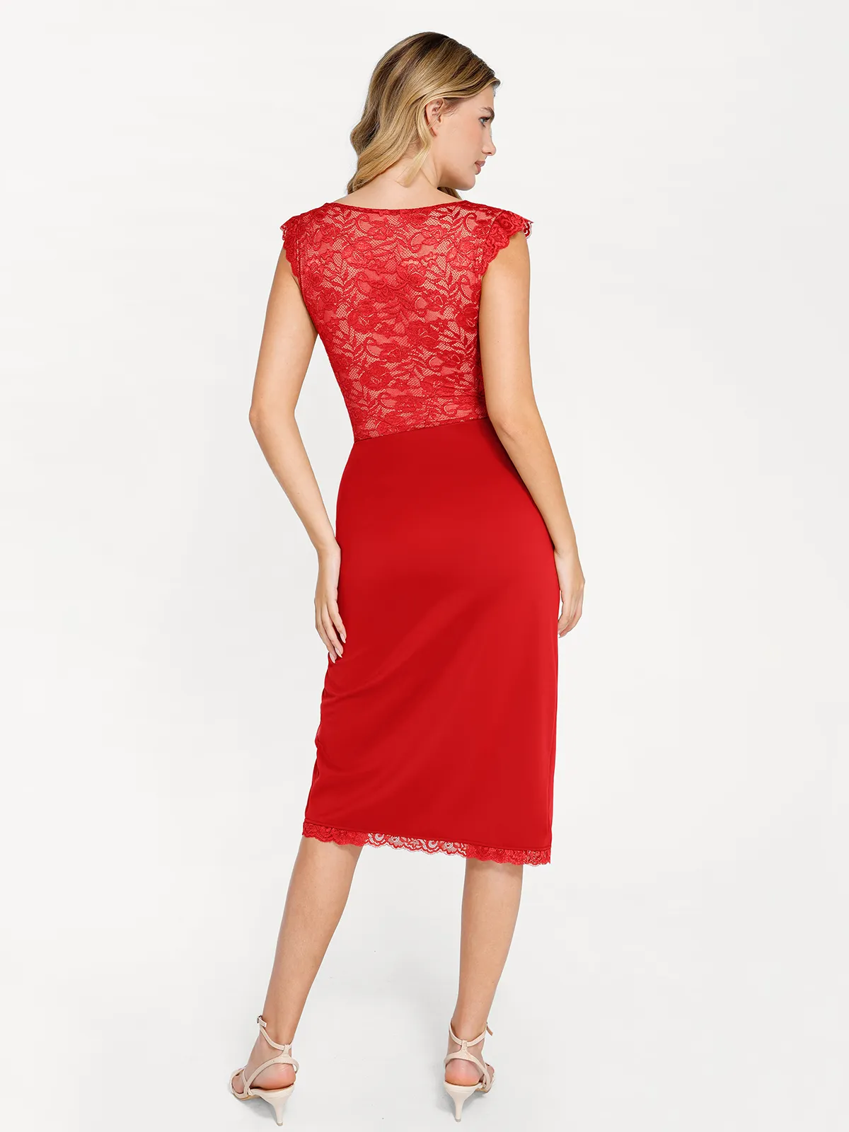 Shapewear Sculpting Lace Bodysuit or Midi Skirt or Shrug - Image 4